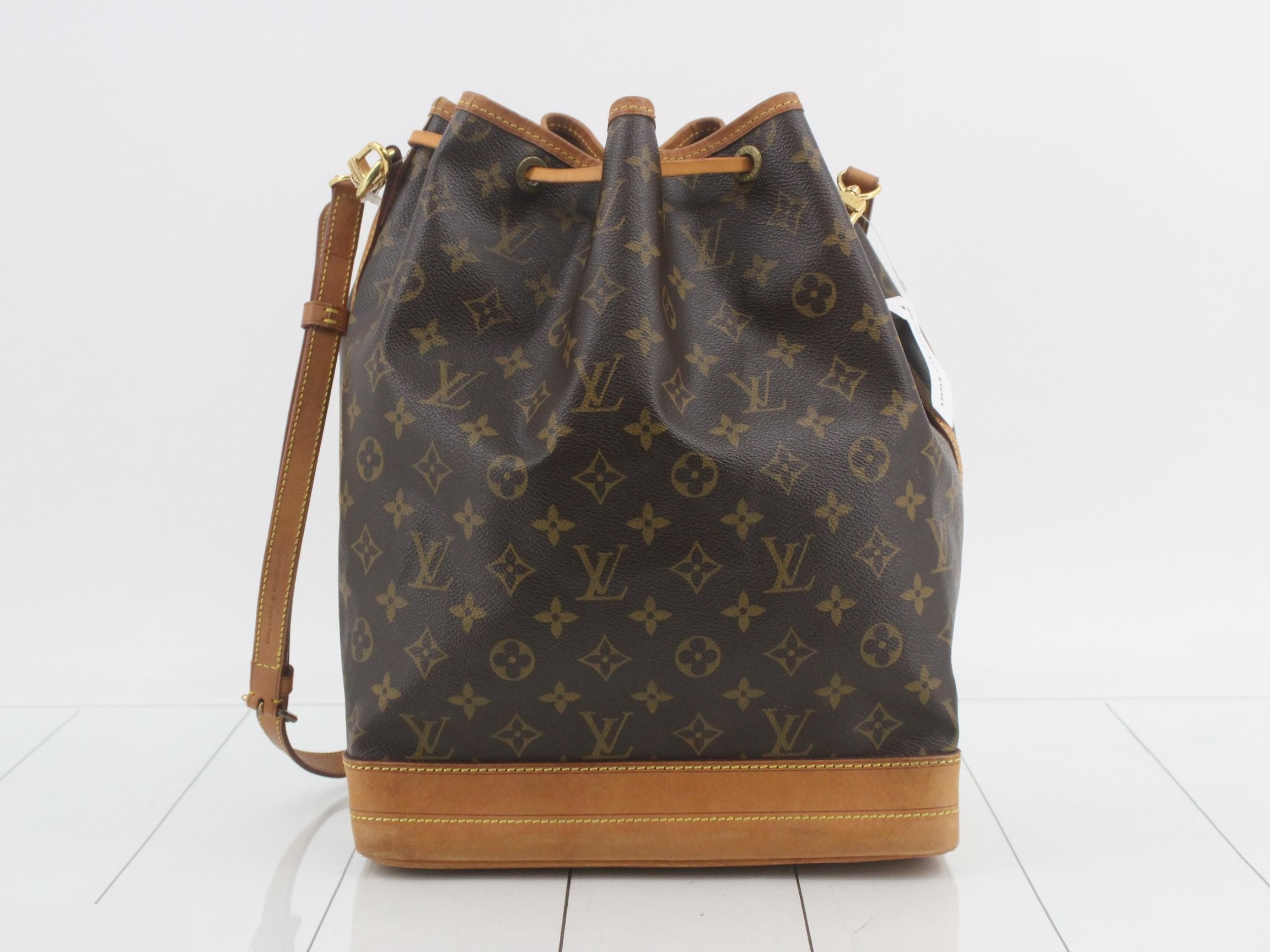 Noe Shoulder Bag, Monogram, Brown — view 2