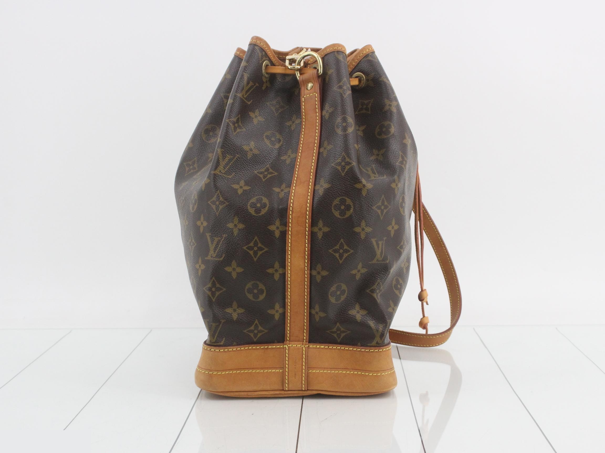 Noe Shoulder Bag, Monogram, Brown — view 4