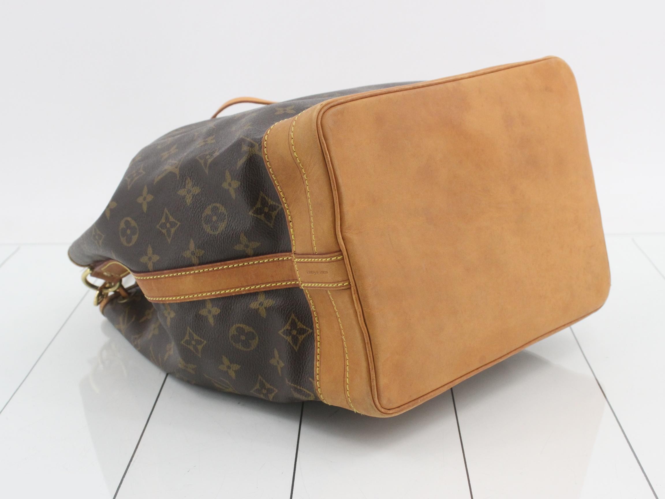 Noe Shoulder Bag, Monogram, Brown — view 5