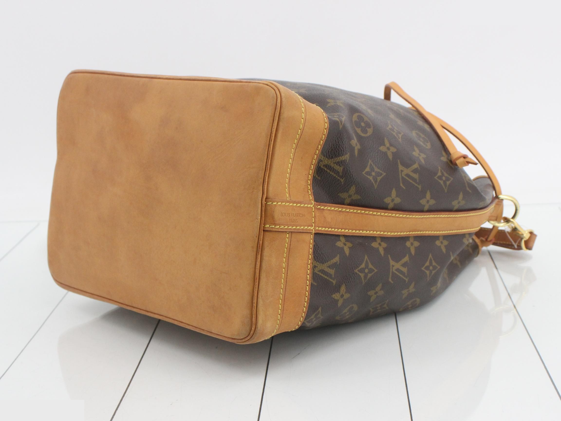 Noe Shoulder Bag, Monogram, Brown — view 6