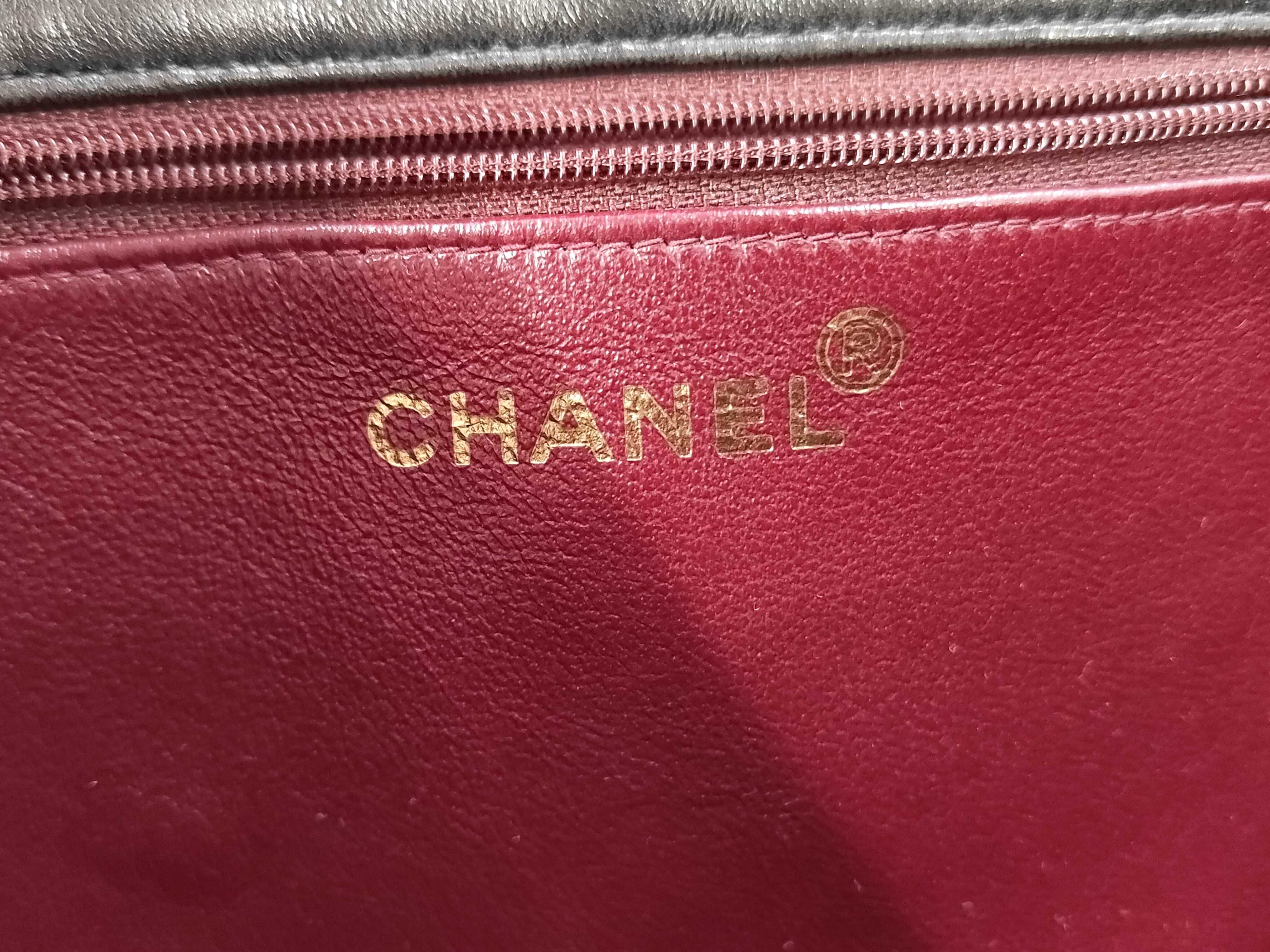 Lambskin Matelassé Lambskin Push-Lock Chain Shoulder Bag (Series 4) — view 12