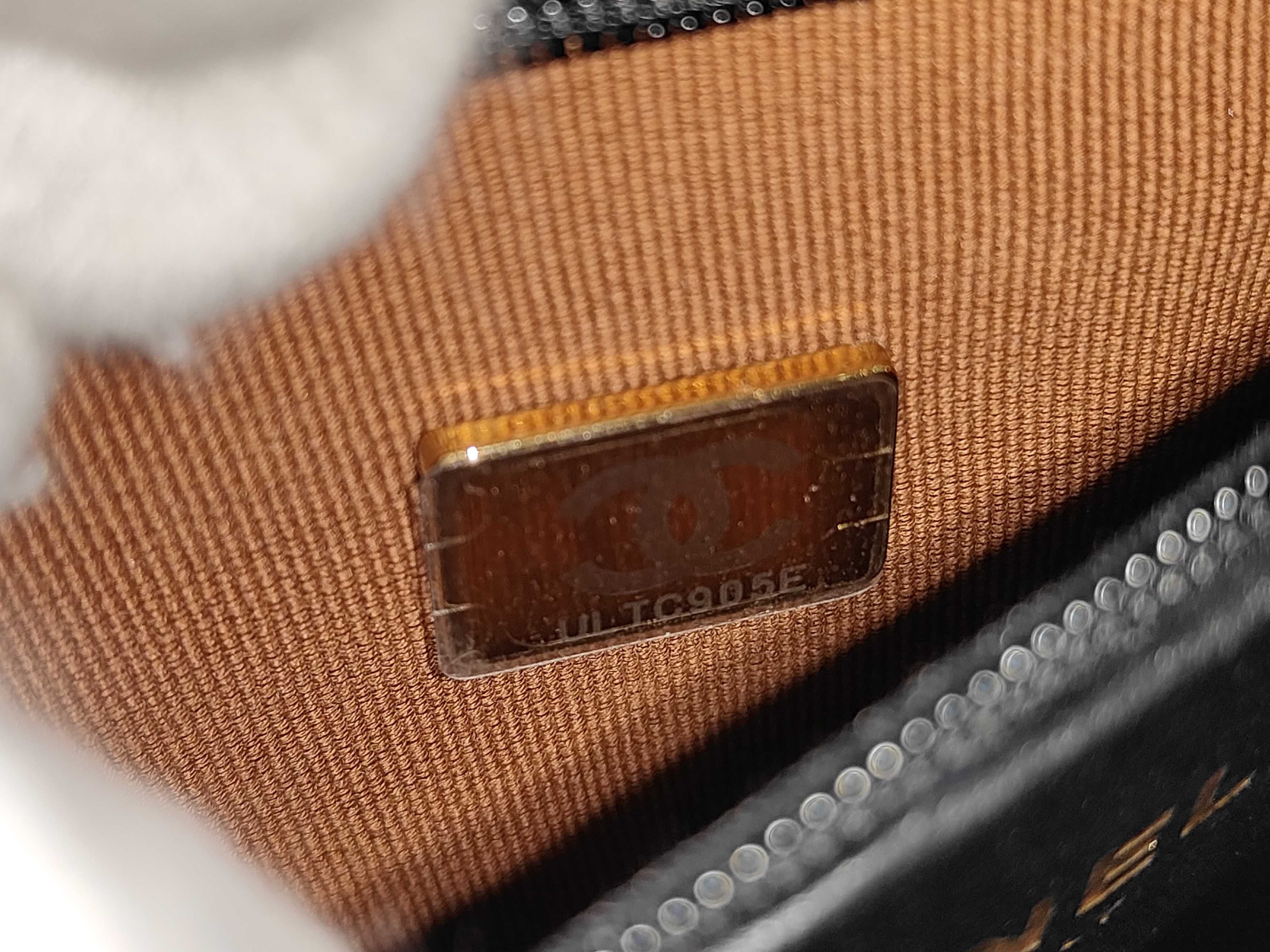 2-Way Chain Shoulder Bag, Caviar Brown GP Handbag — view 11