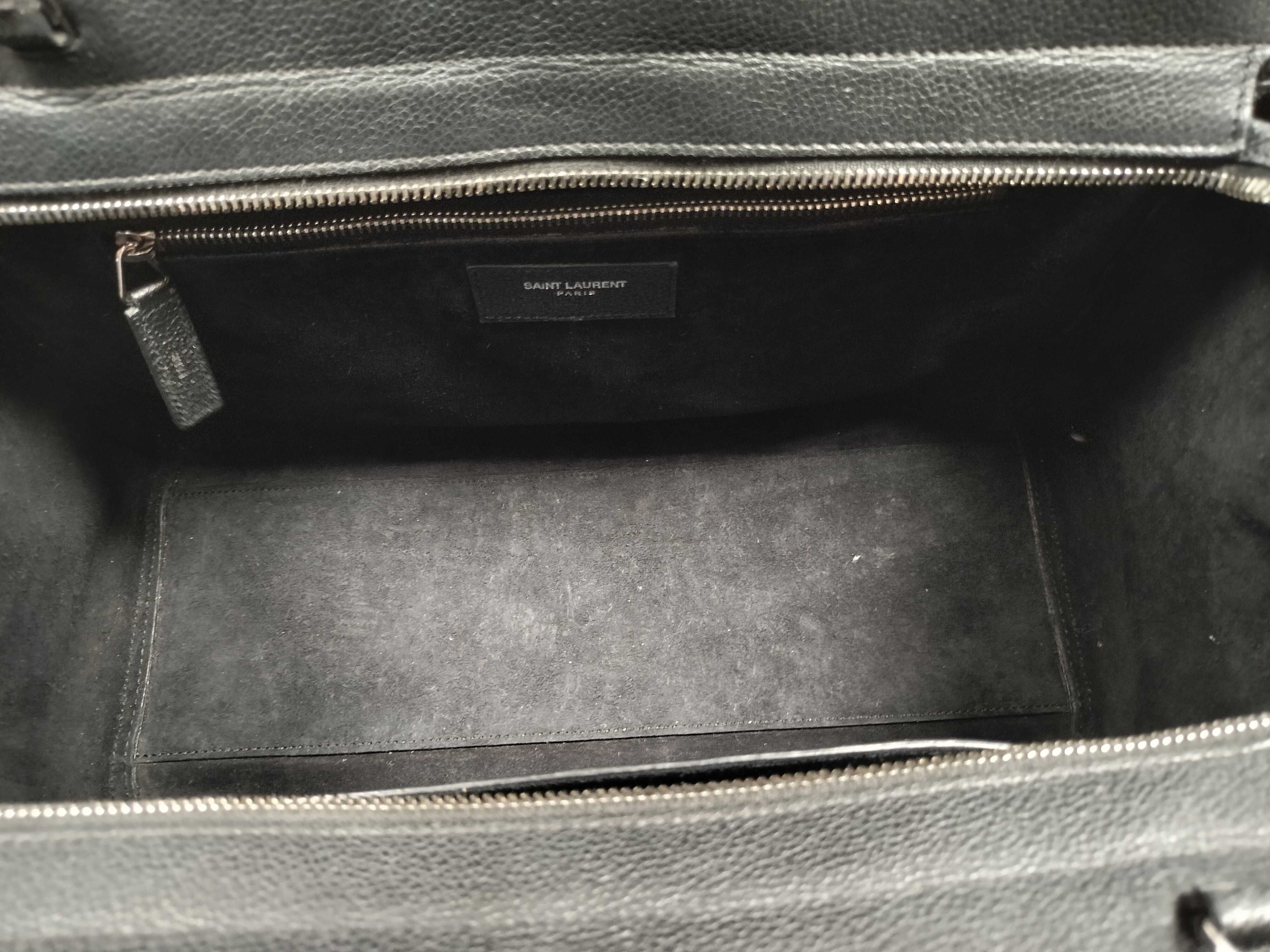 Cabarit Gauche Leather 2-Way Handbag, Black Shoulder Bag — view 11