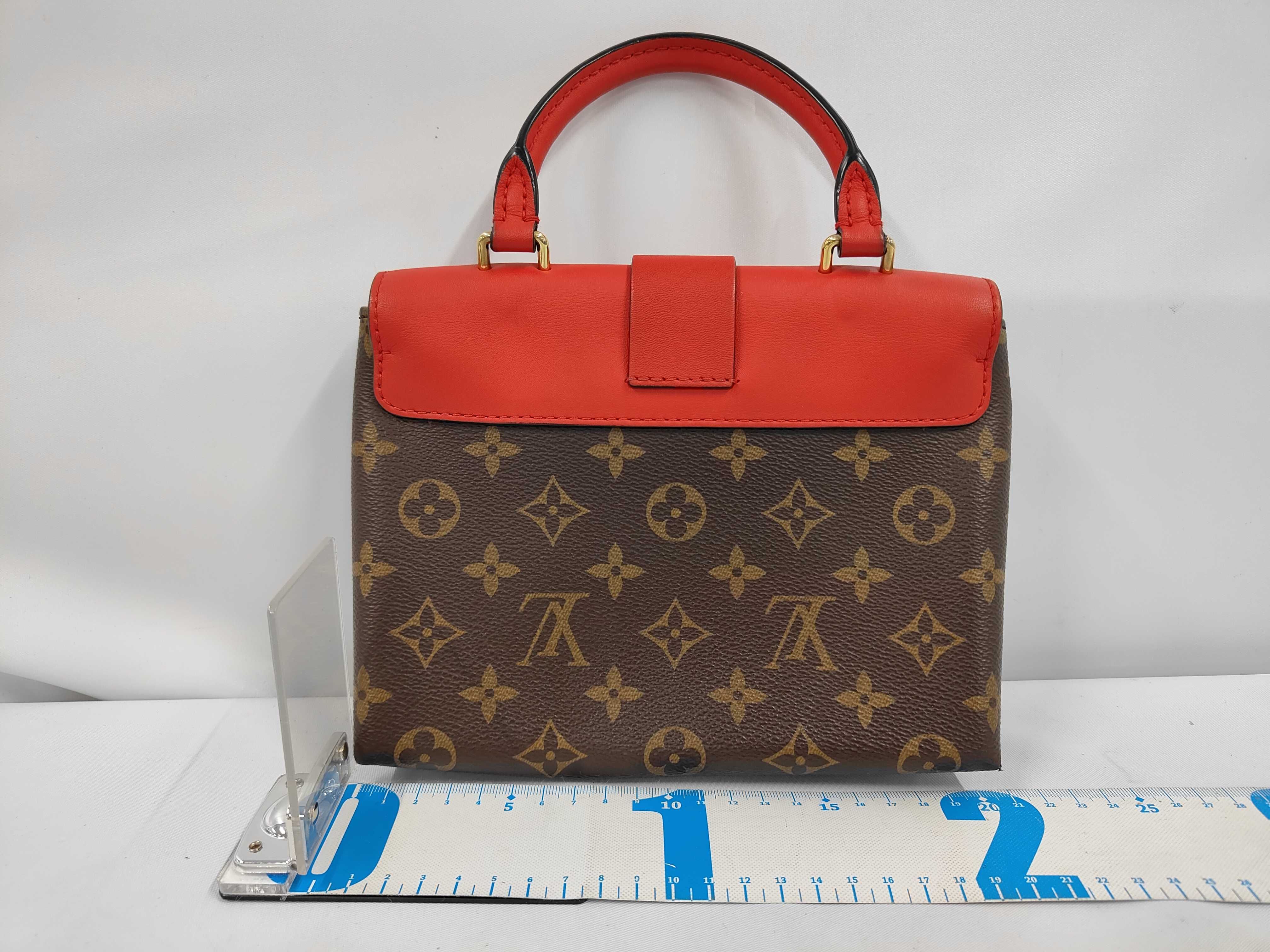 Rocky BB Classic Monogram Canvas x Cowhide Leather Lock Bag with Gold Lock - Shoulder Bag, Crossbody Bag, Handbag — view 2