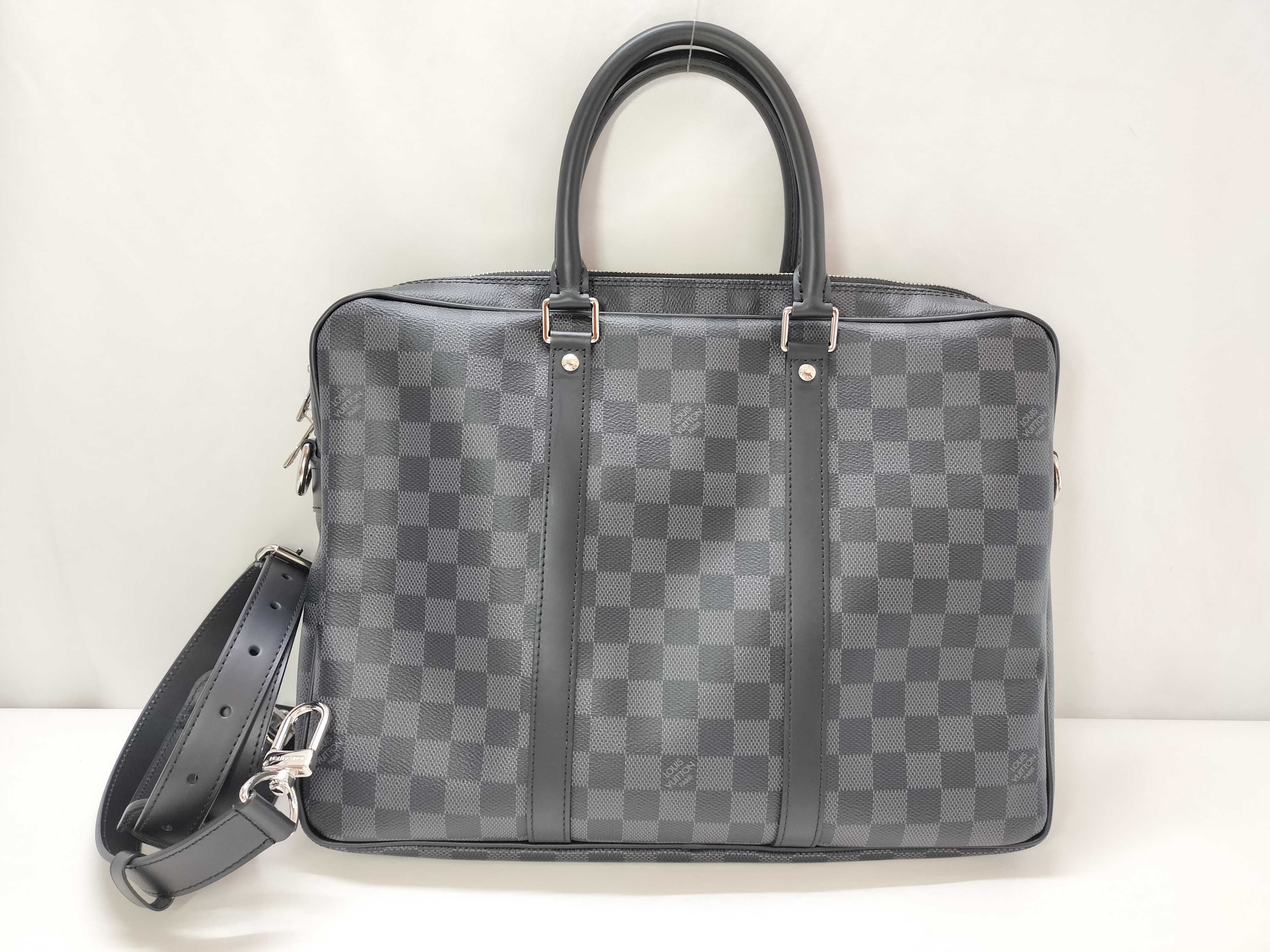 Damier Graphite LV Damier Graphite Porte Documents Voyage M41478 Business Bag
