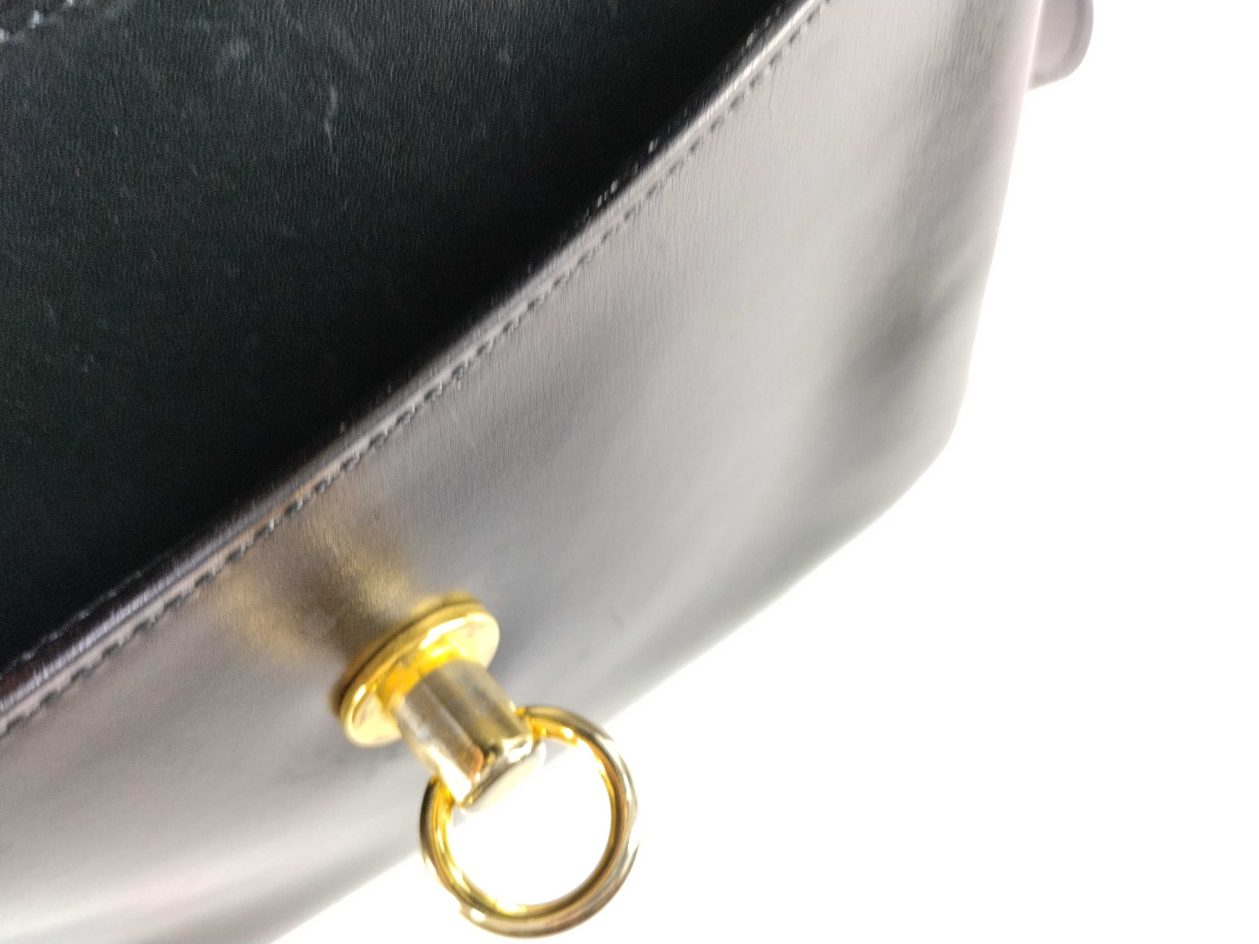 Old Celine Vintage Leather Shoulder Bag — view 14