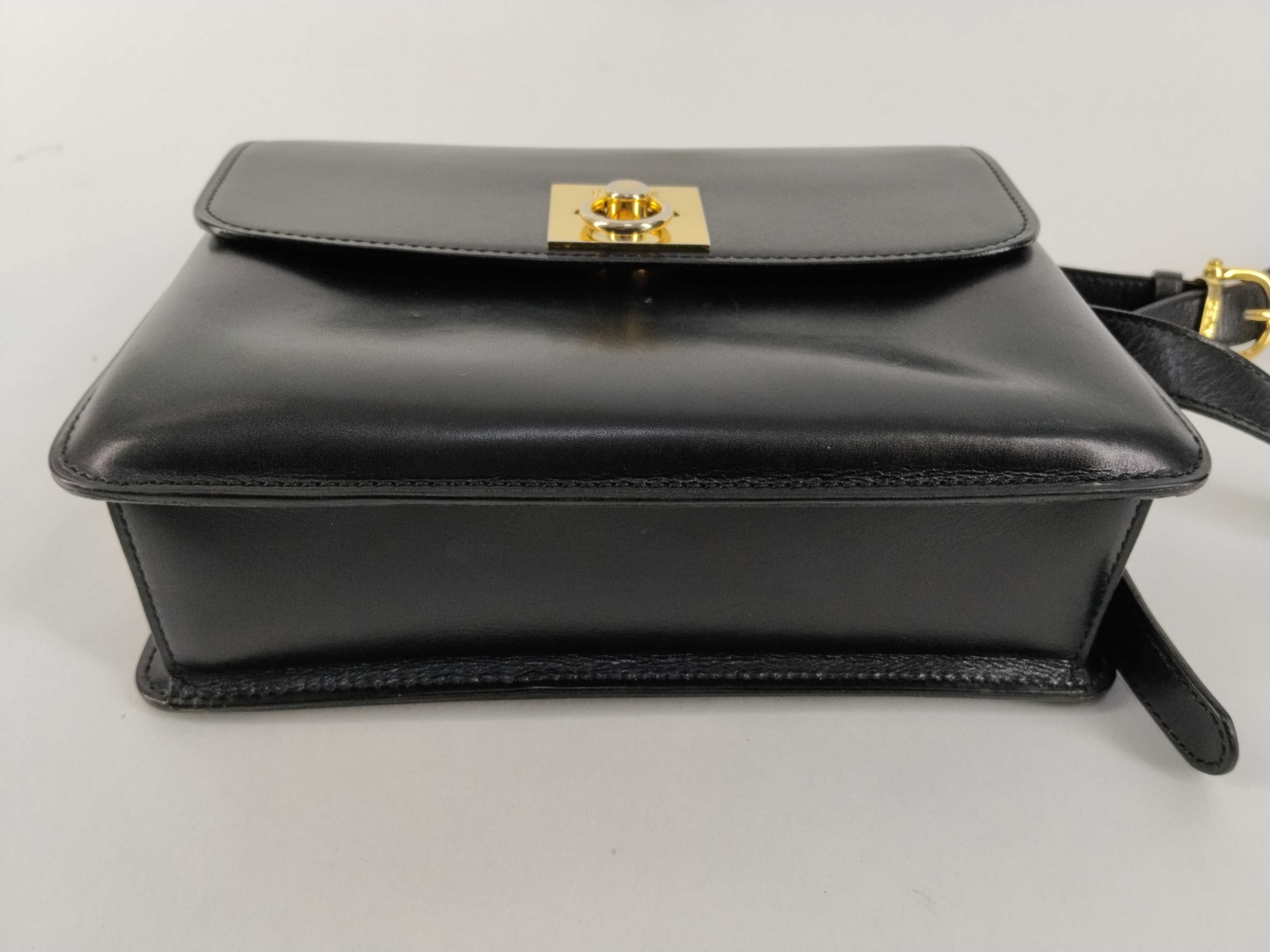 Old Celine Vintage Leather Shoulder Bag — view 7