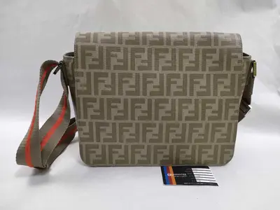 Zucca pattern Fendi Zucca PVC shoulder bag