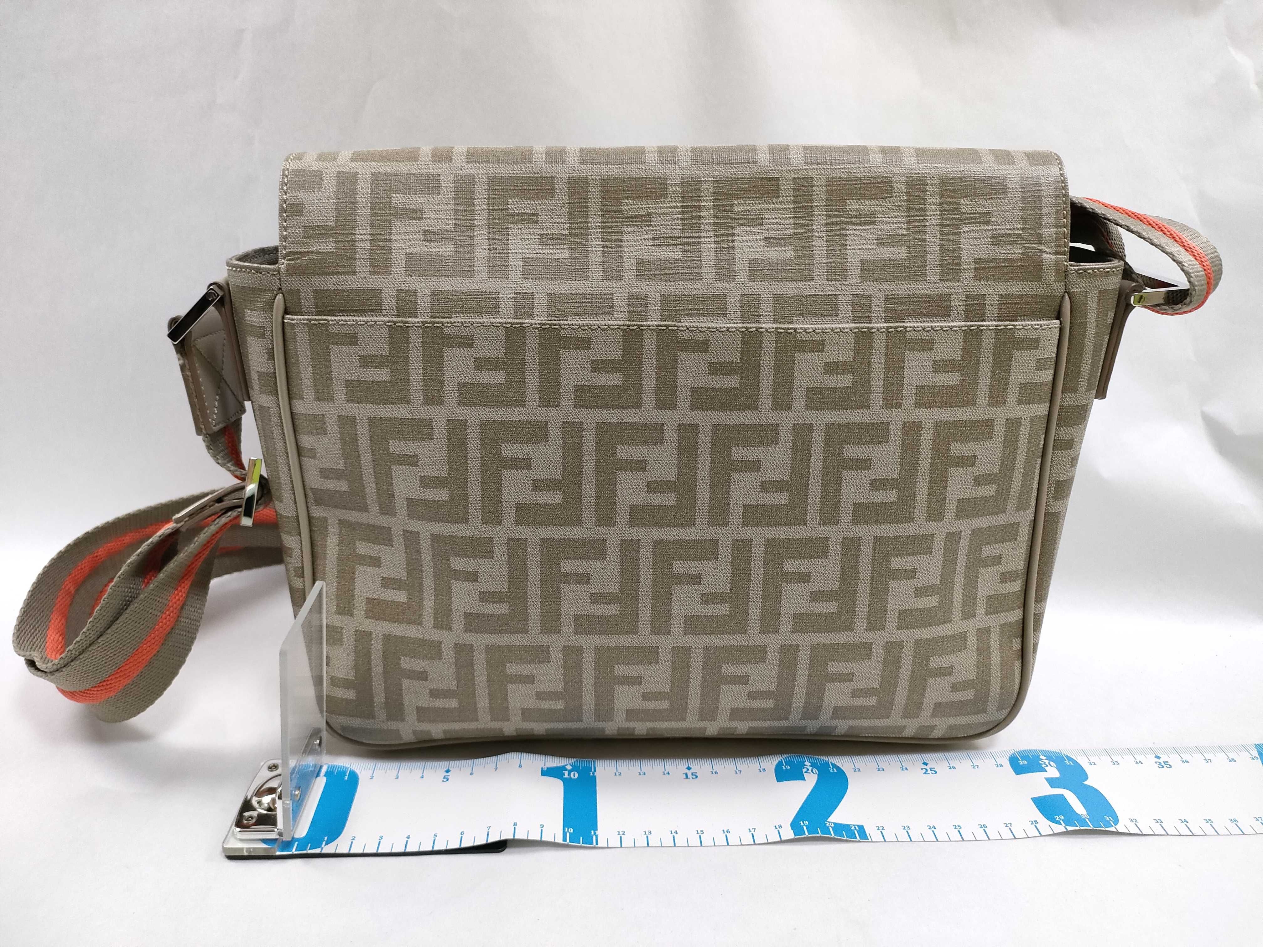 Zucca pattern Fendi Zucca PVC shoulder bag — view 2