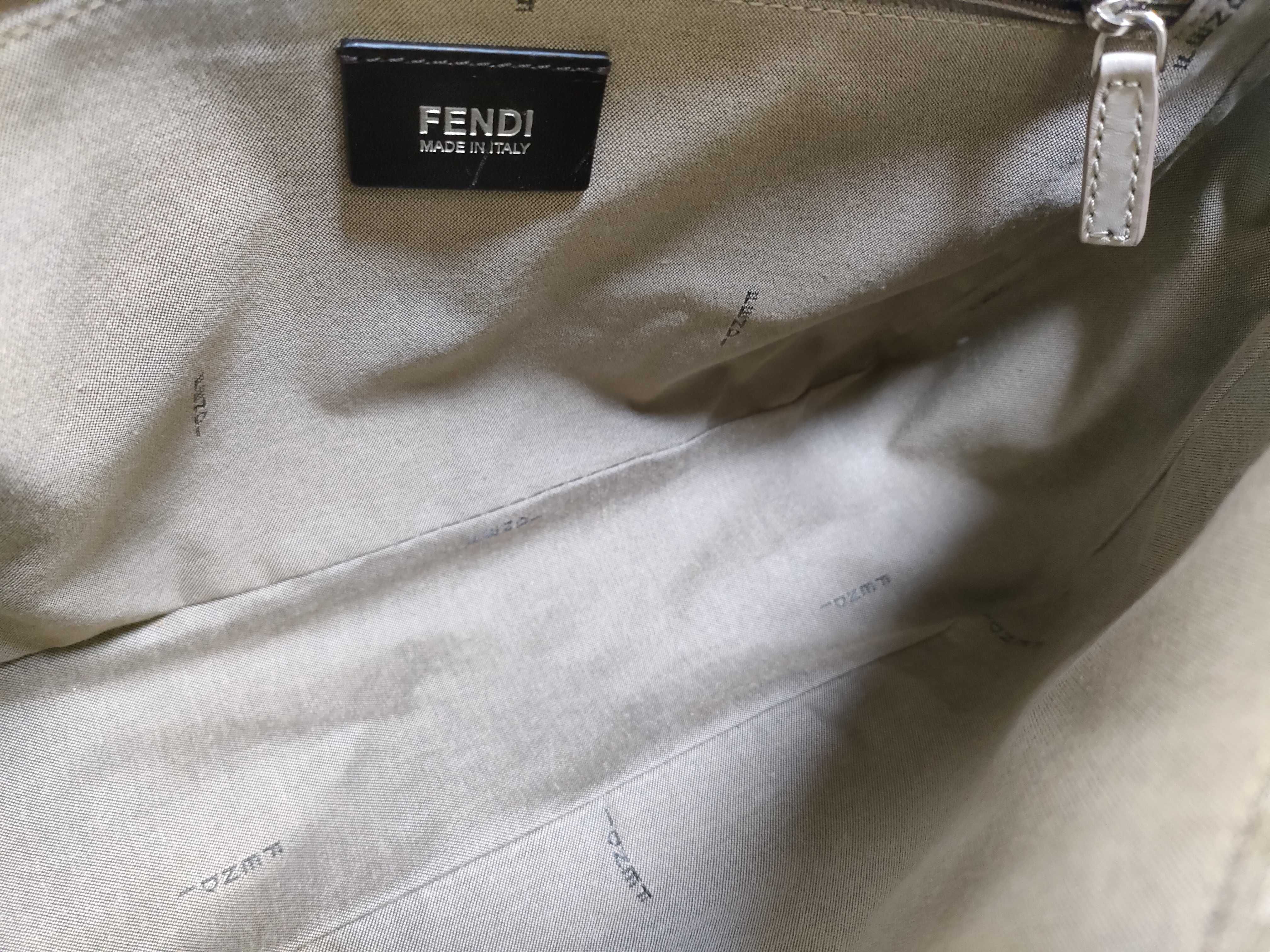 Zucca pattern Fendi Zucca PVC shoulder bag — view 8