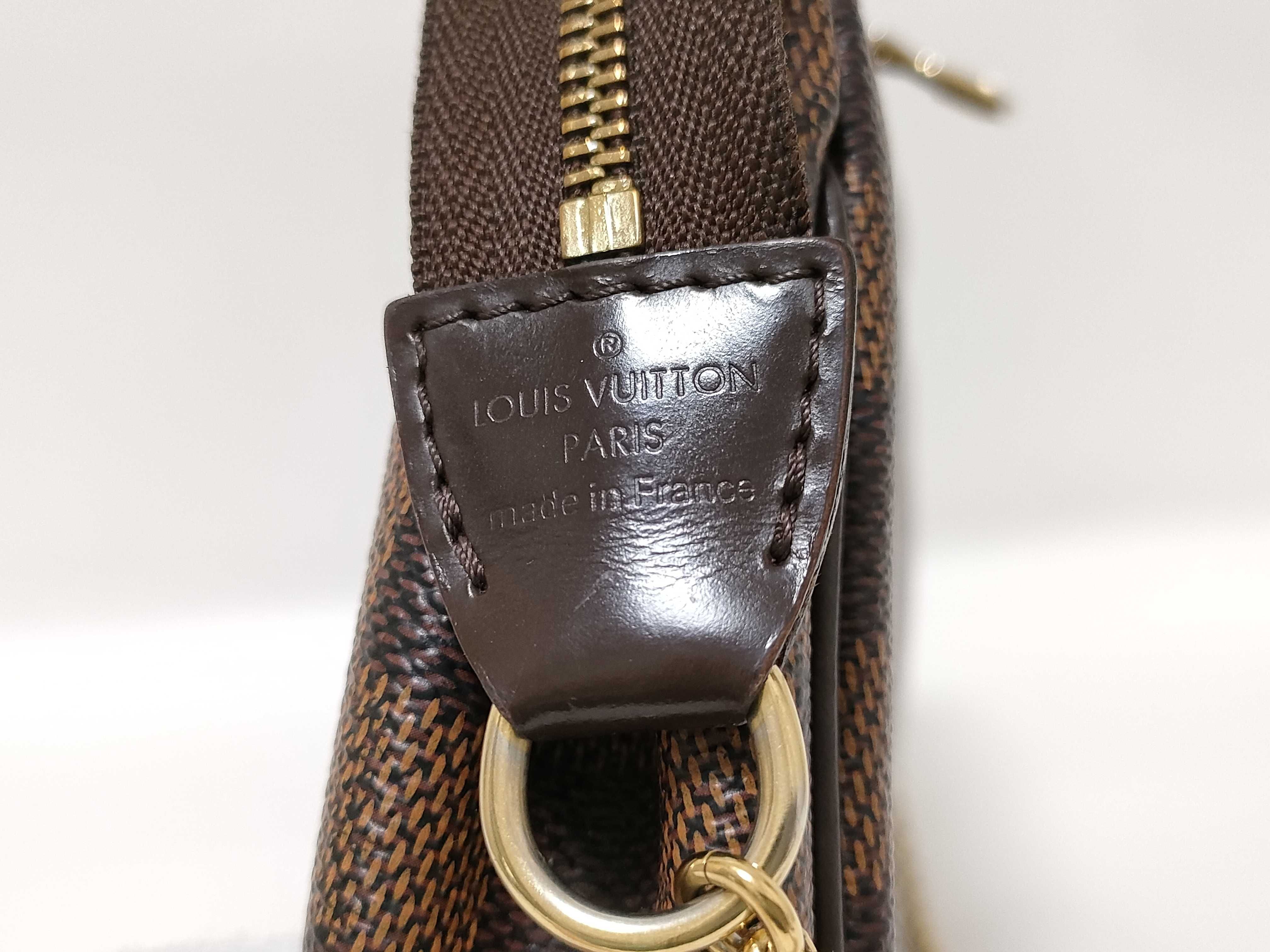 Damier HK-N55213 DU4171 Damier Ebene Canvas Brown Shoulder Bag — view 11