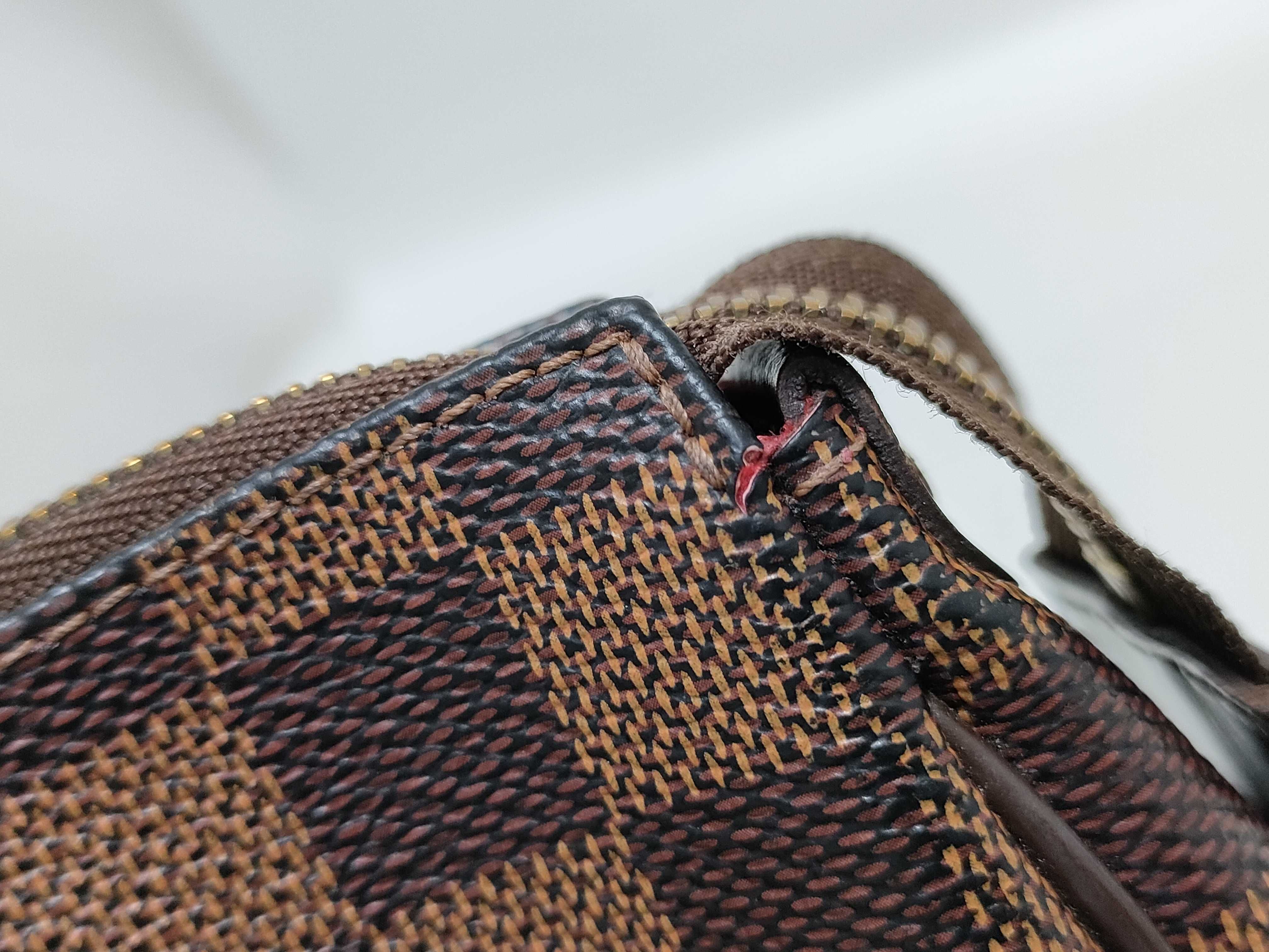Damier HK-N55213 DU4171 Damier Ebene Canvas Brown Shoulder Bag — view 14