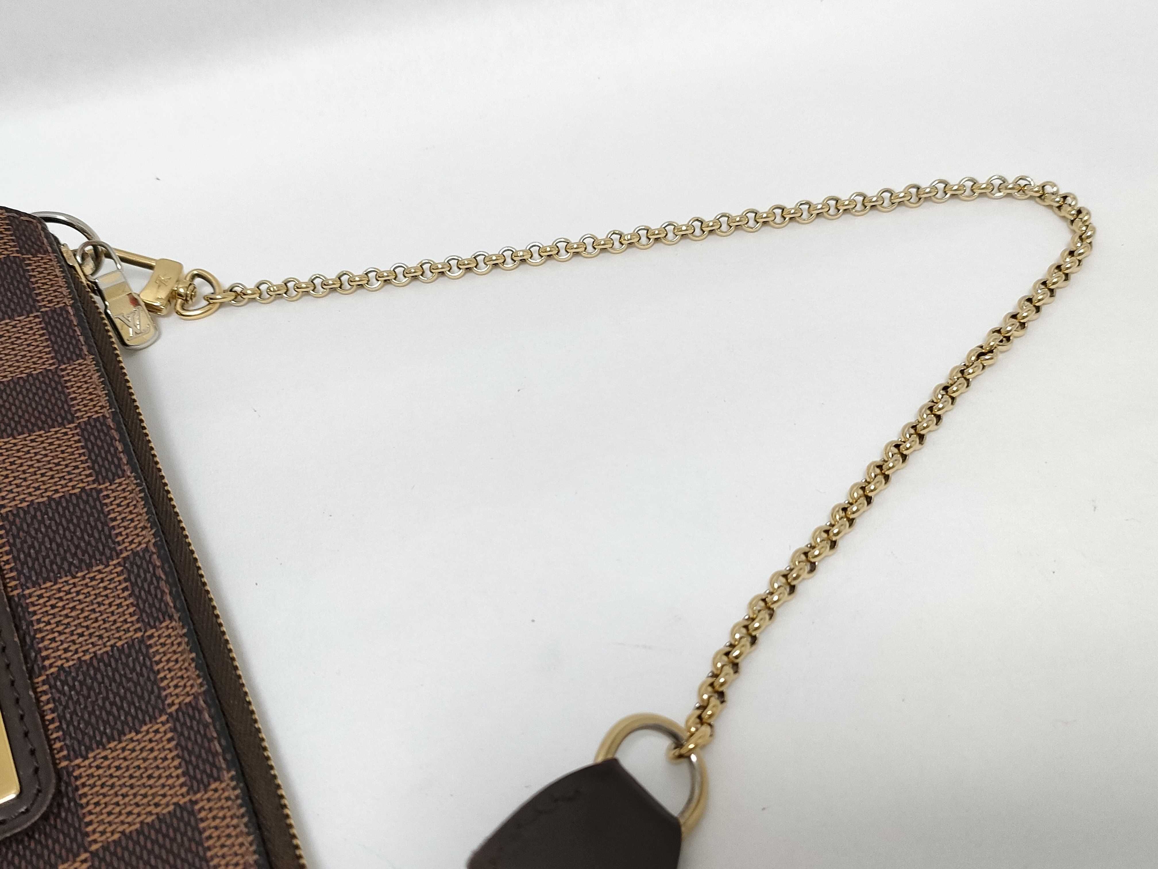 Damier HK-N55213 DU4171 Damier Ebene Canvas Brown Shoulder Bag — view 3