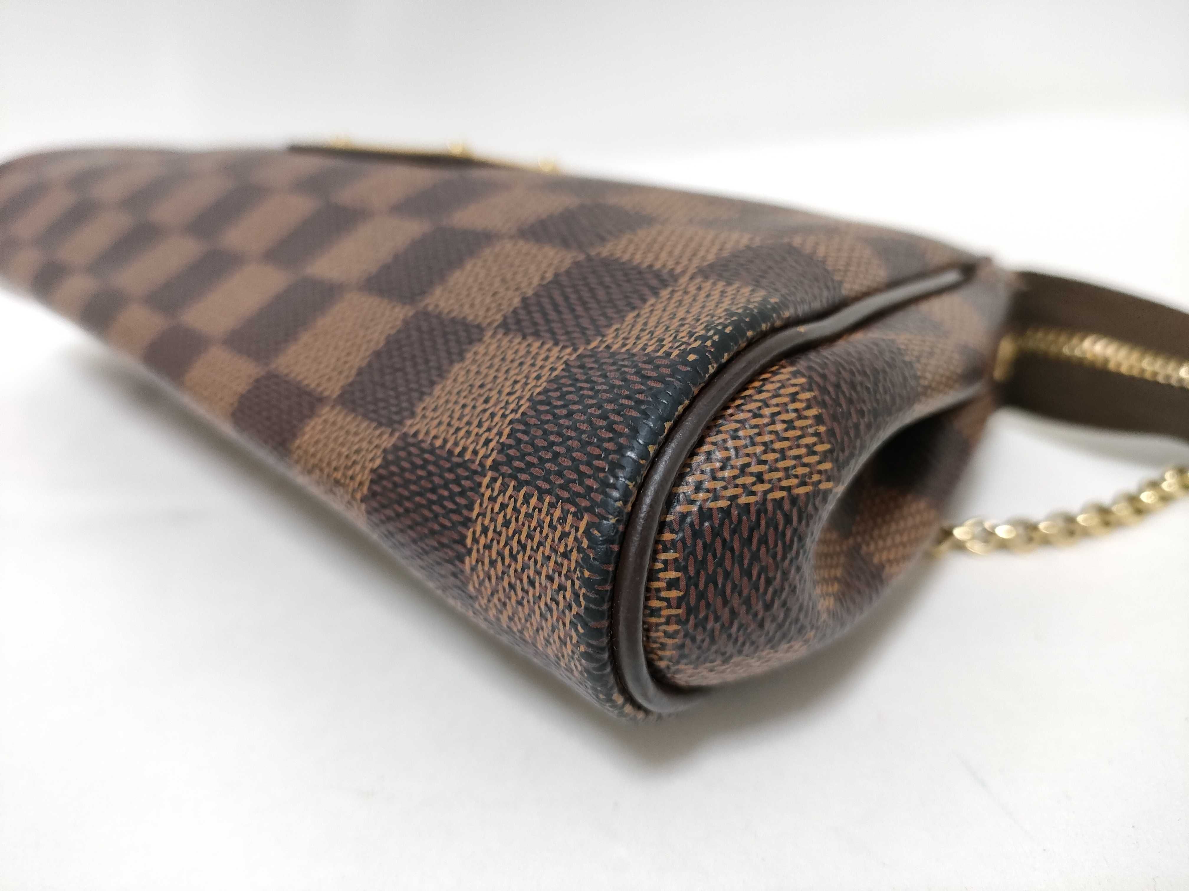 Damier HK-N55213 DU4171 Damier Ebene Canvas Brown Shoulder Bag — view 6