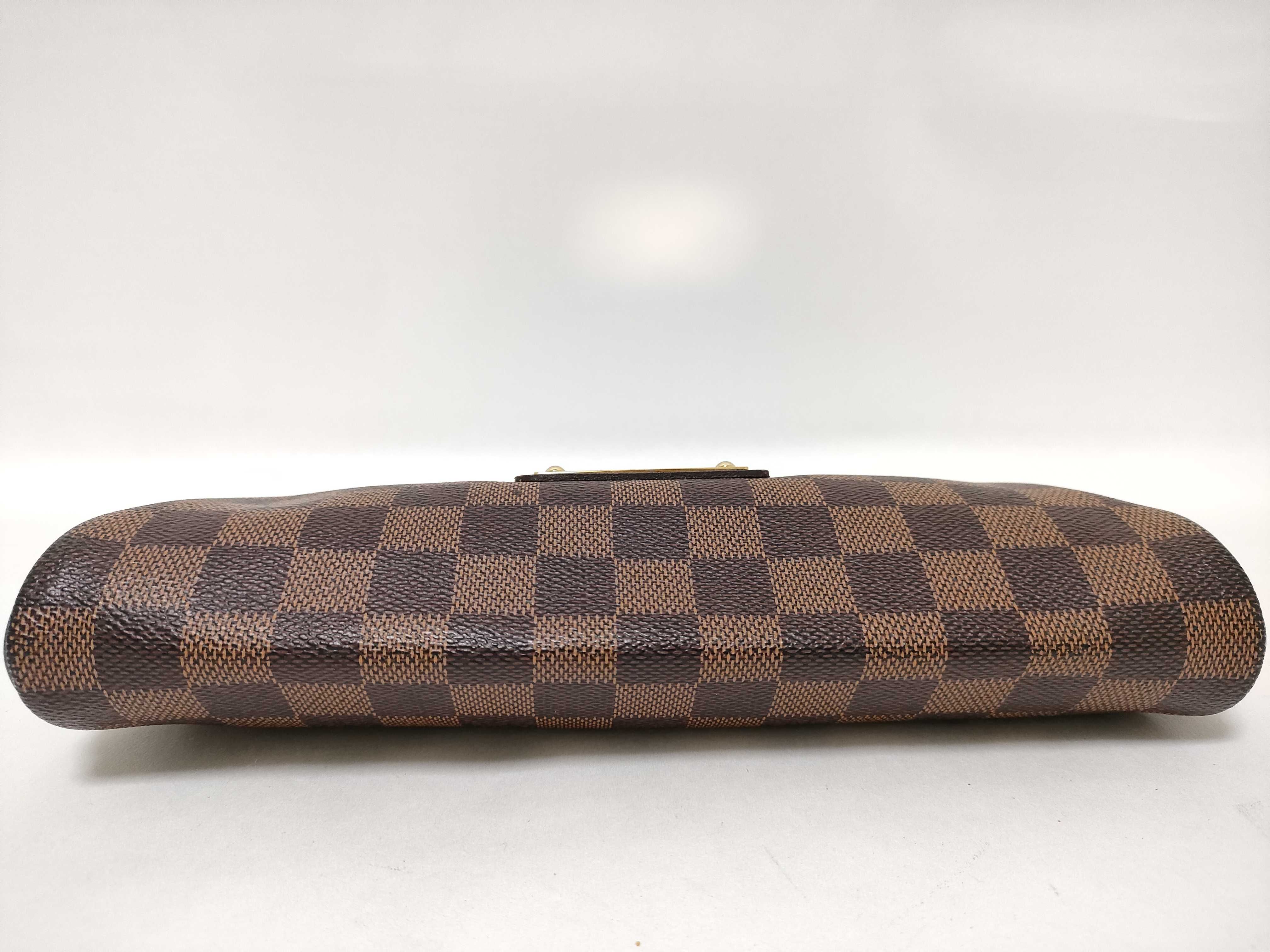 Damier HK-N55213 DU4171 Damier Ebene Canvas Brown Shoulder Bag — view 7