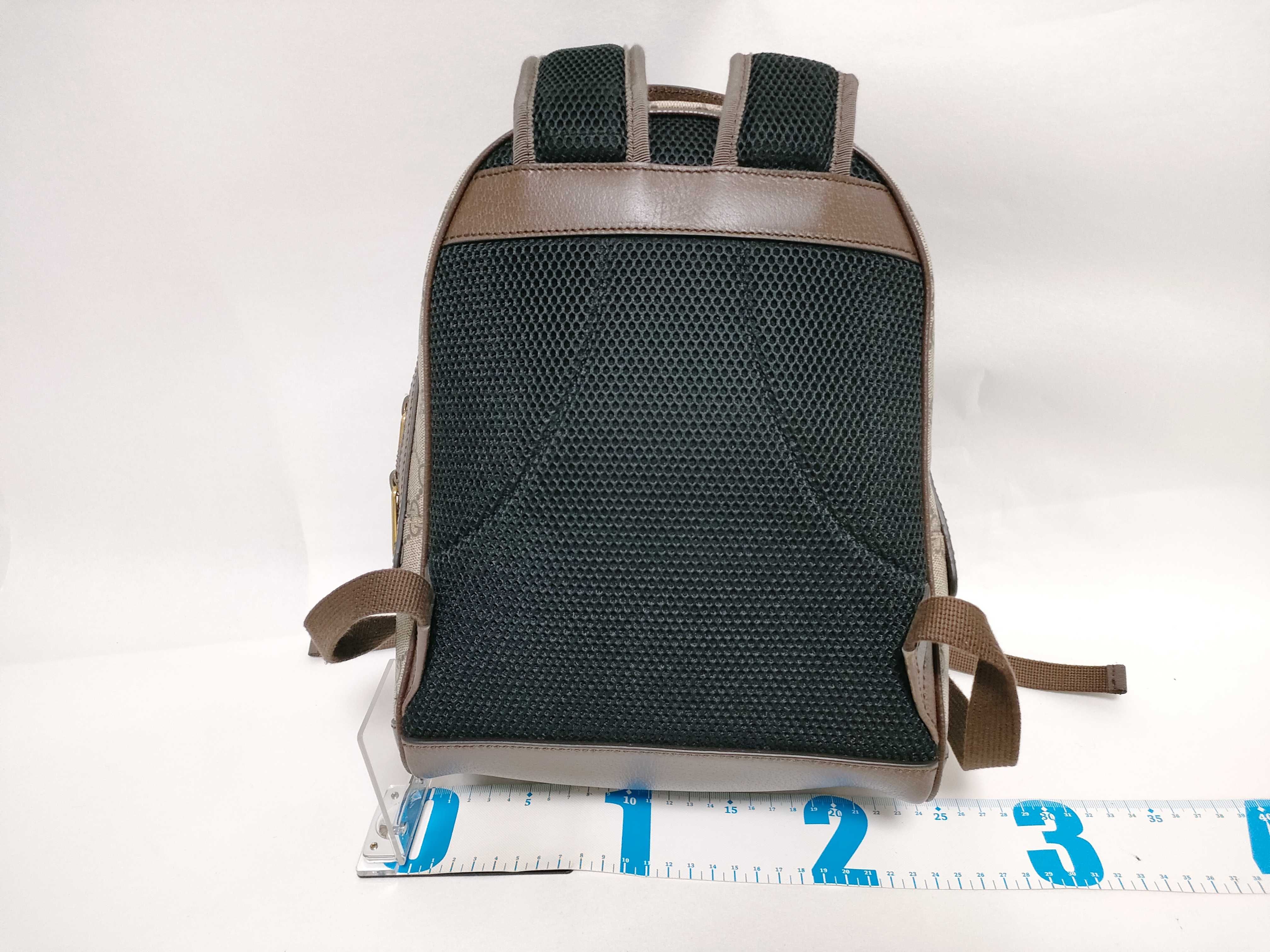 GG Supreme Ophidia PVC x Leather Backpack/Rucksack Brown 547965 — view 2