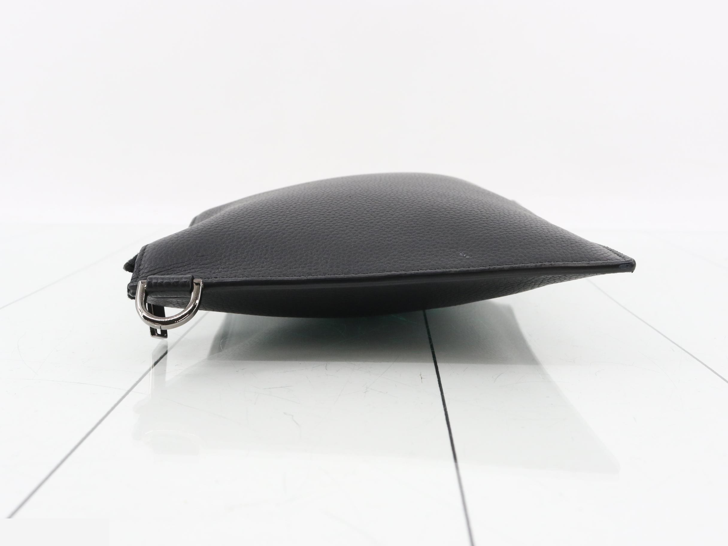 Clutch pouch, black, with strap — view 4