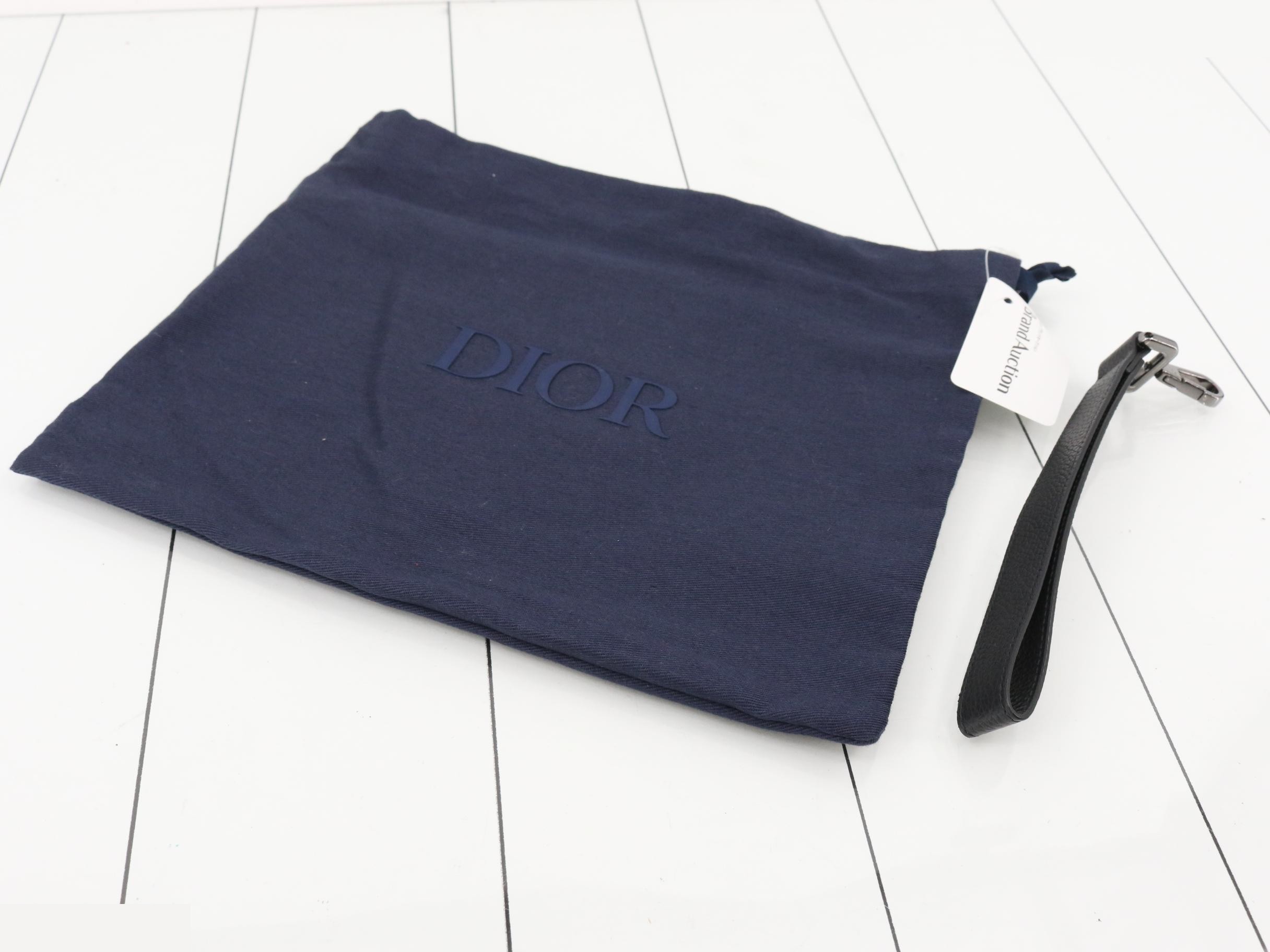 Clutch pouch, black, with strap — view 7