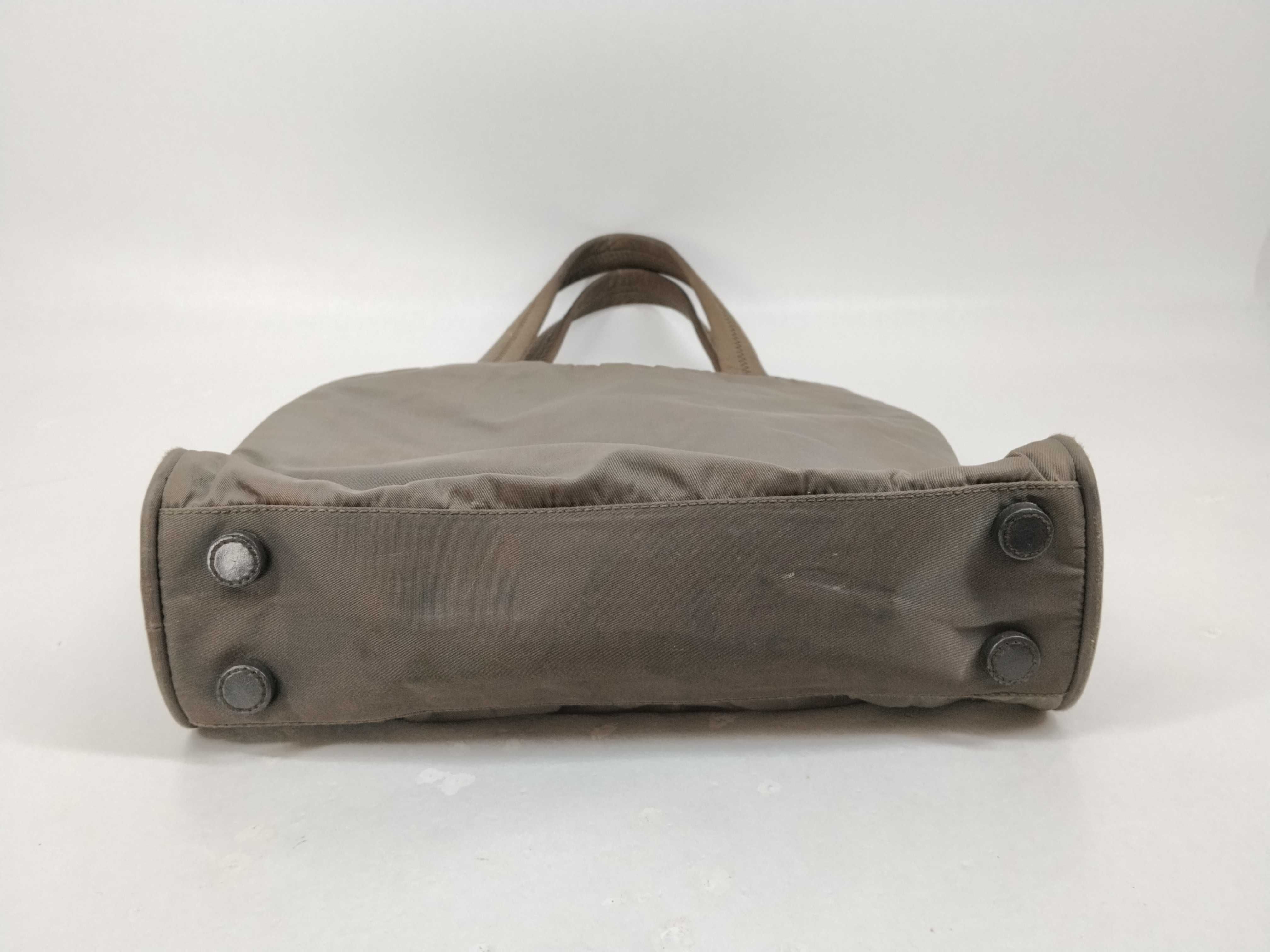Nylon Handbag Khaki Tote Bag — view 8