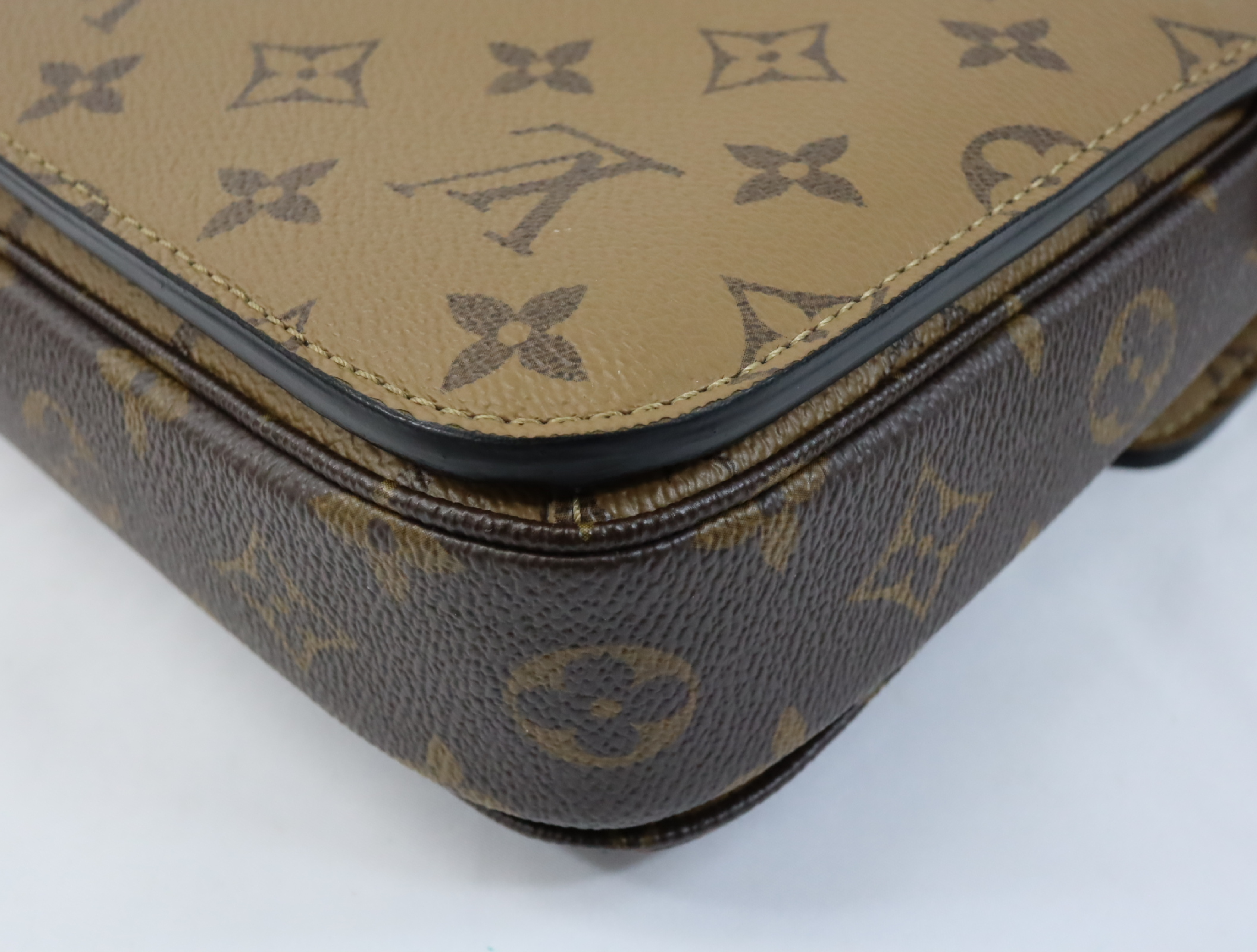 Monogram Reverse Pochette Metis MM M44876 Brown (RFID detected) Shoulder Bag — view 8