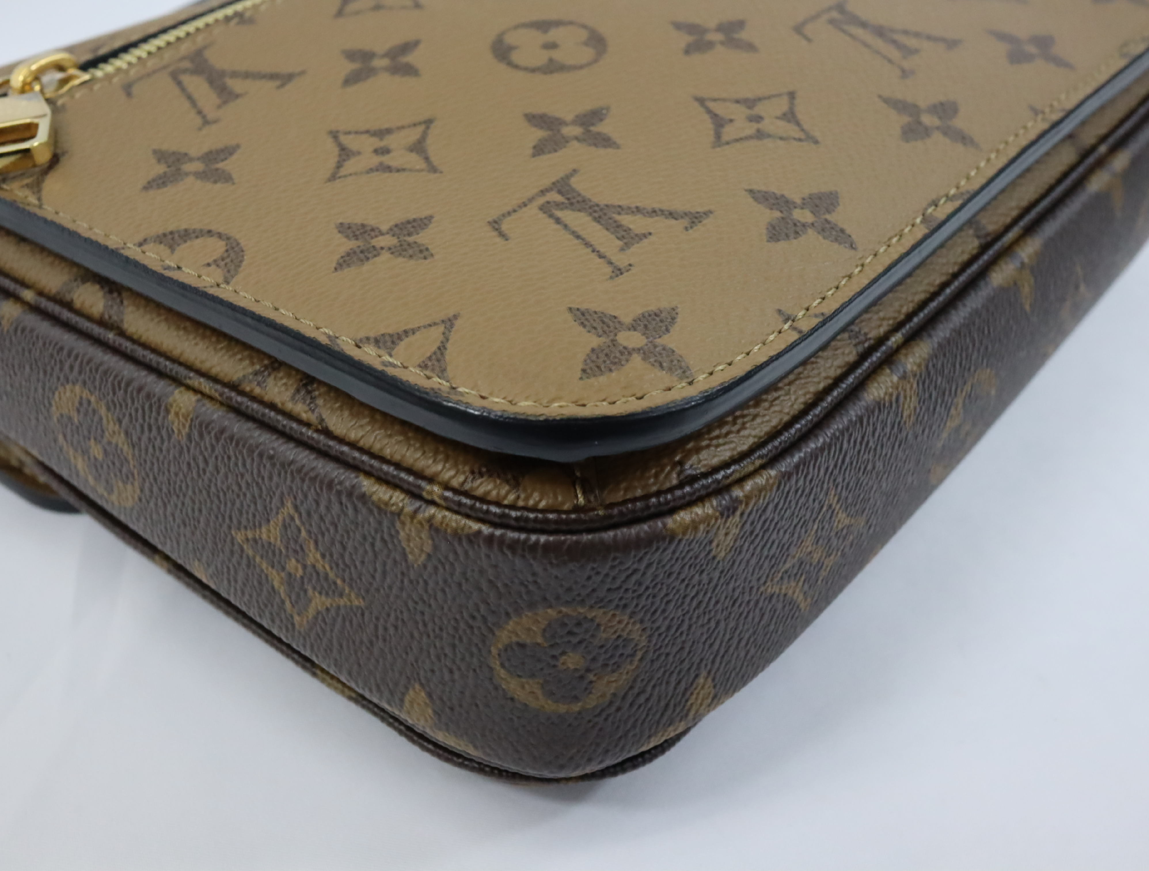 Monogram Reverse Pochette Metis MM M44876 Brown (RFID detected) Shoulder Bag — view 9