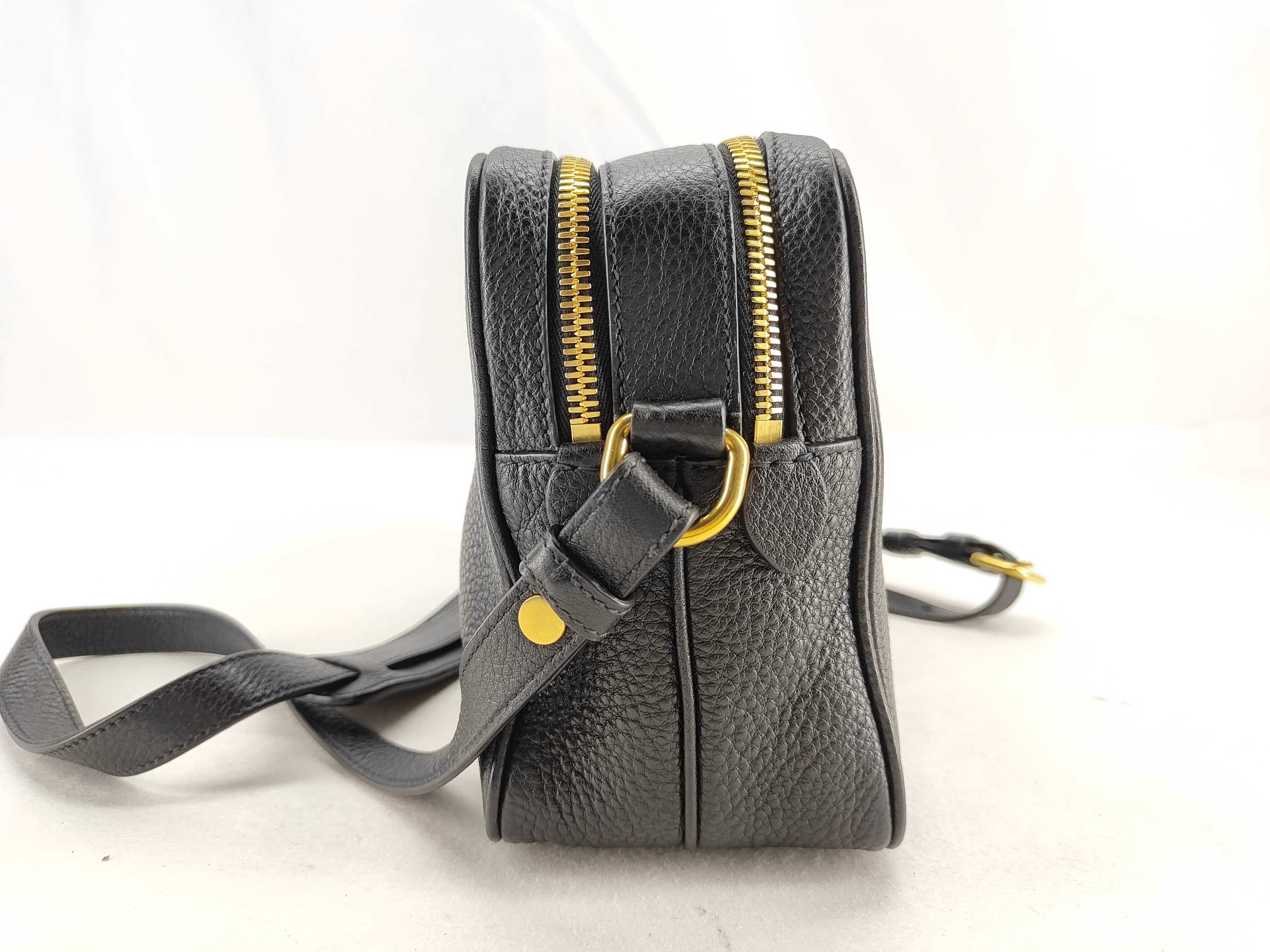 Leather Shoulder Bag Black 1BH079 Shoulder Bag — view 3