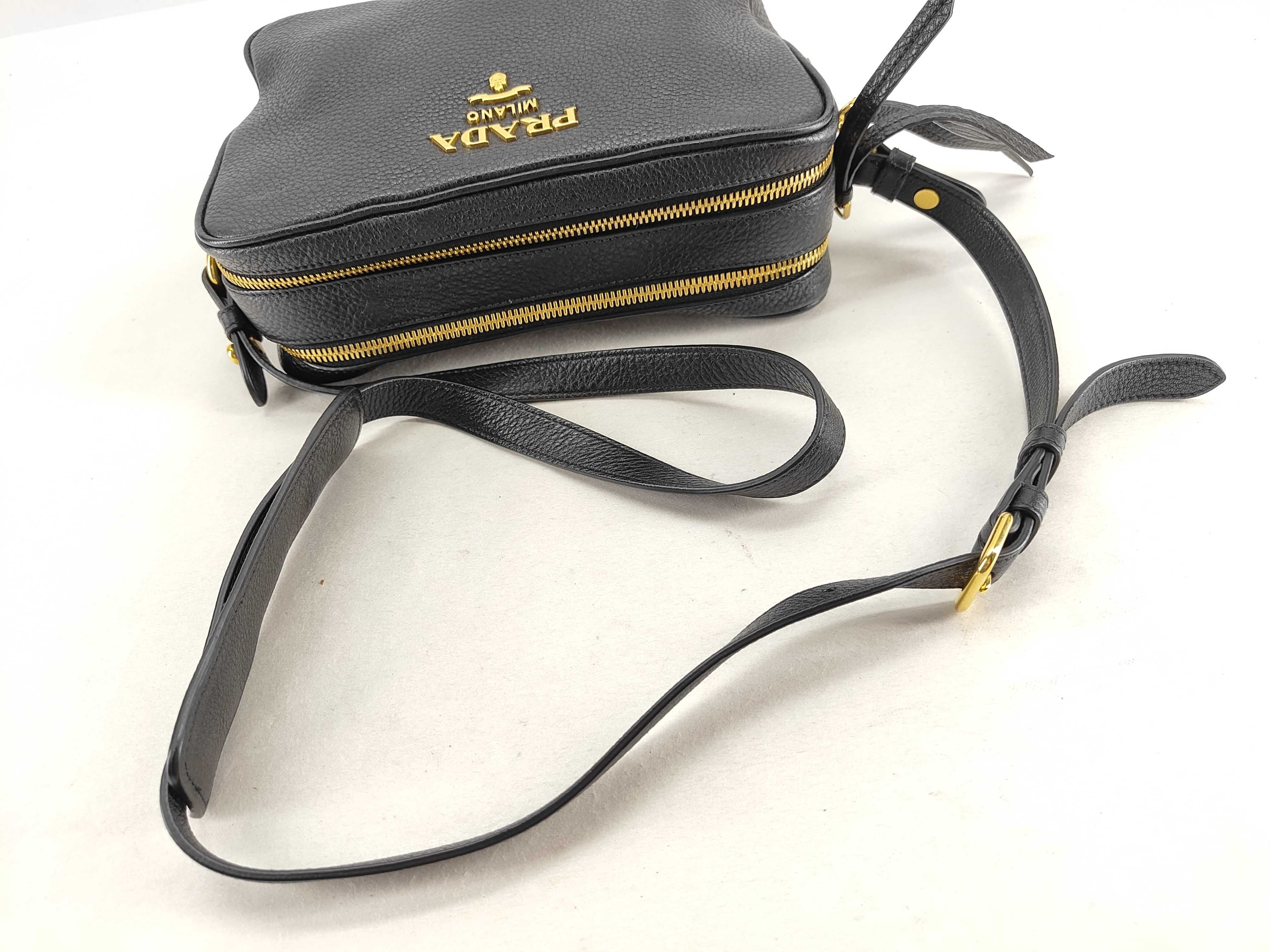 Leather Shoulder Bag Black 1BH079 Shoulder Bag — view 4