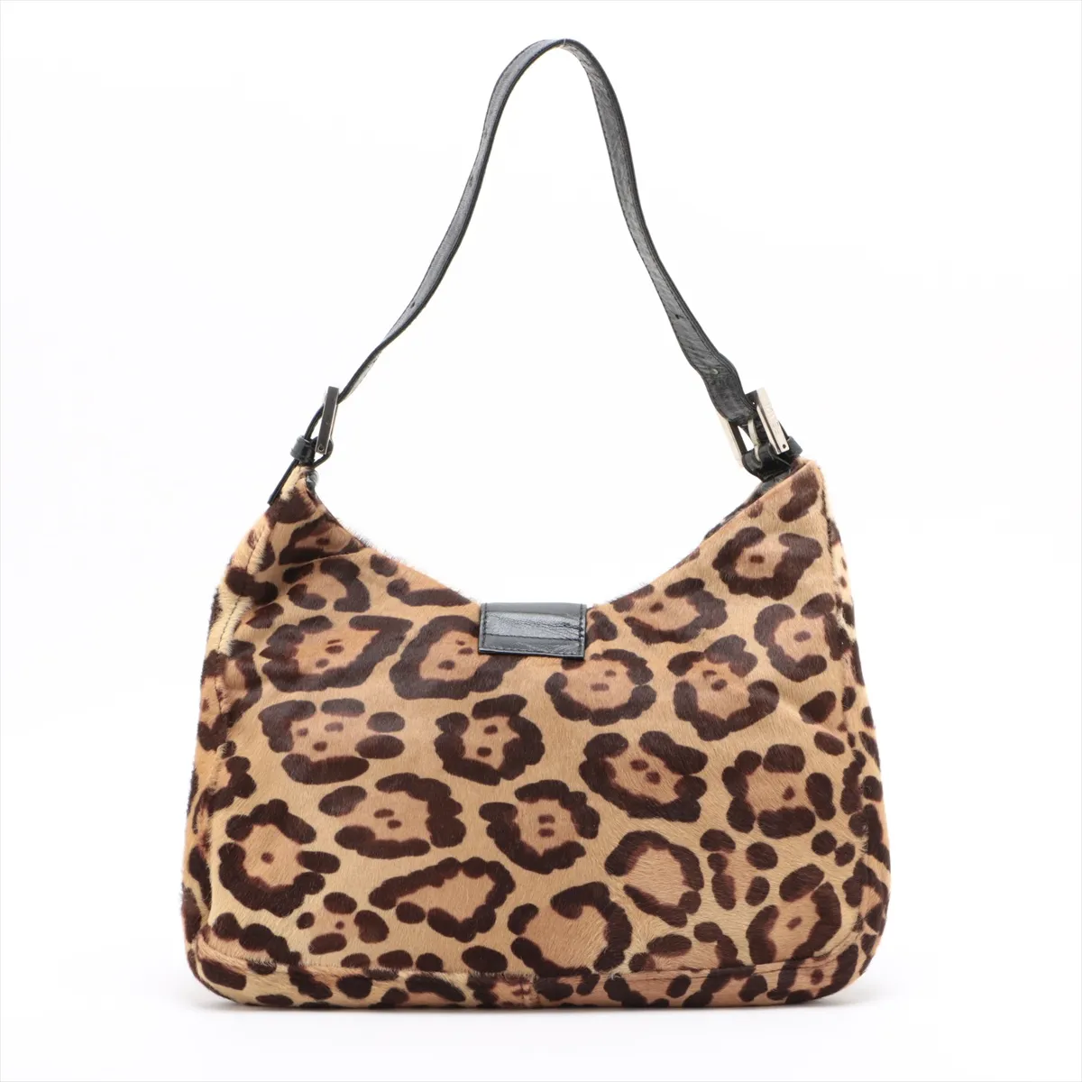 Haraco x Leather Shoulder Bag Brown x Black — view 2