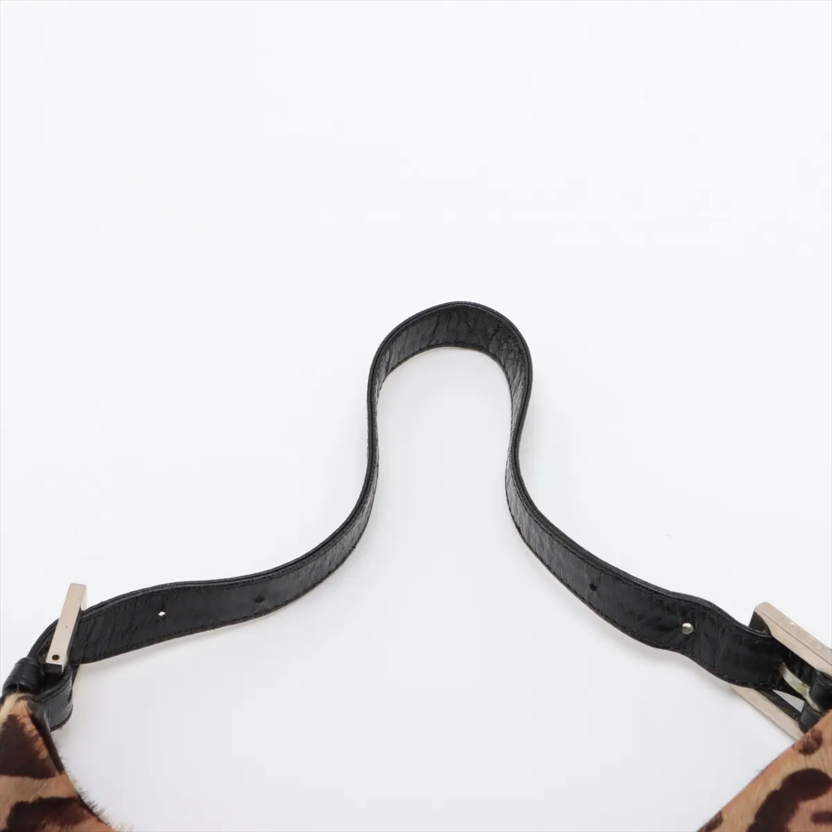 Haraco x Leather Shoulder Bag Brown x Black — view 6