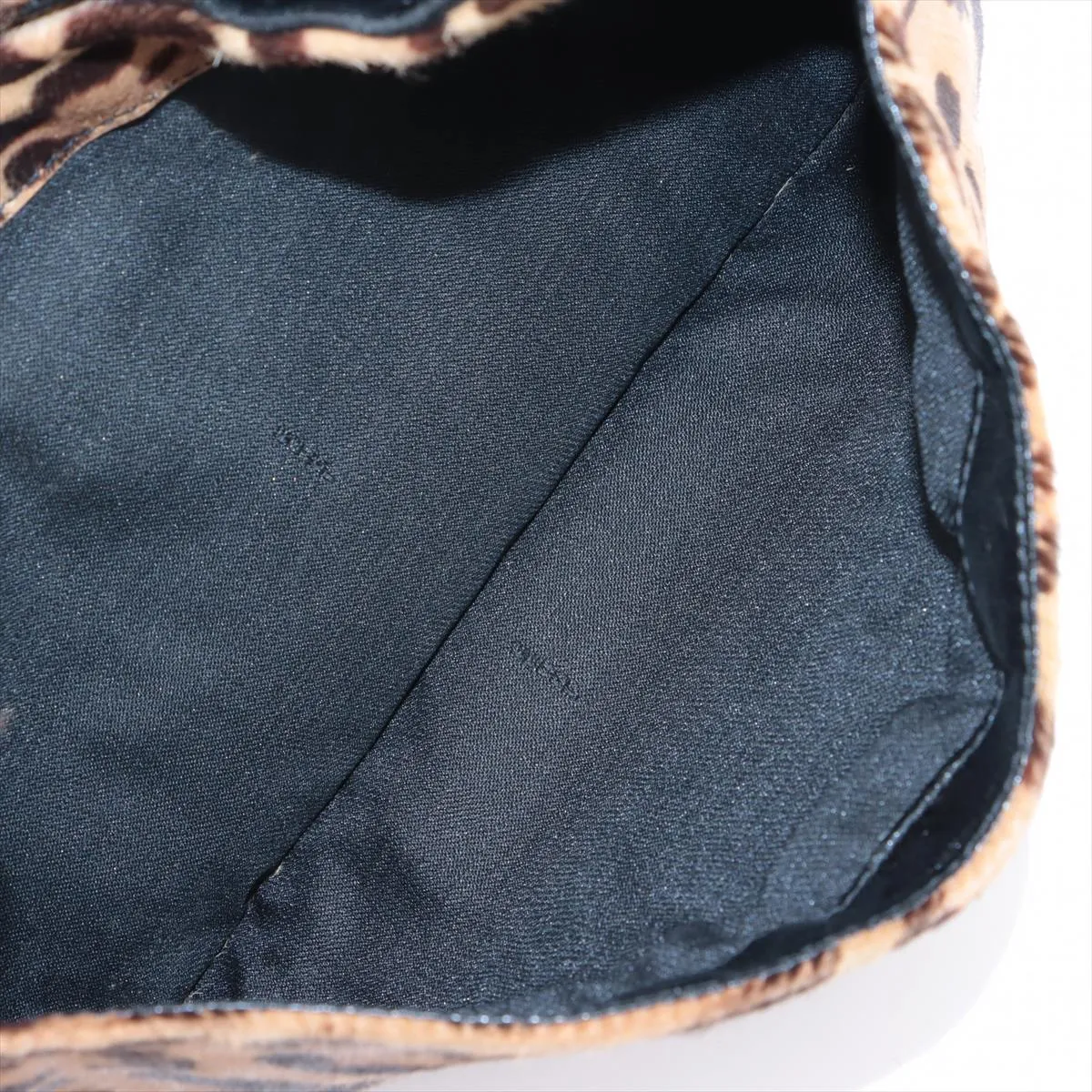 Haraco x Leather Shoulder Bag Brown x Black — view 9