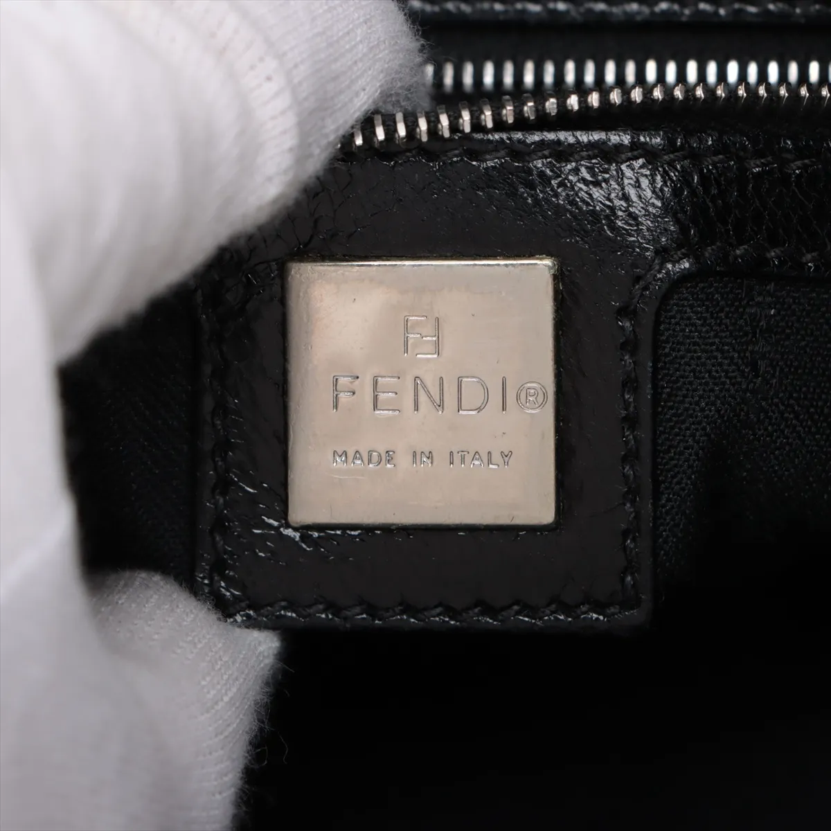 Haraco x Leather Shoulder Bag Brown x Black — view 10