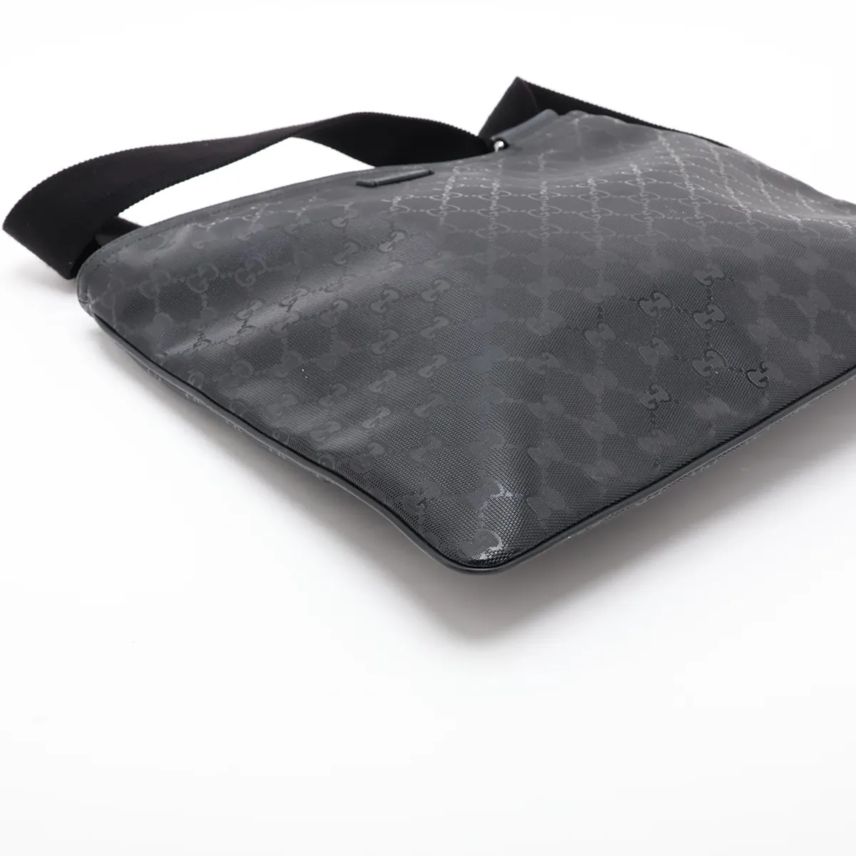 GG Imprime PVC Shoulder Bag, Gray, 201446 — view 4