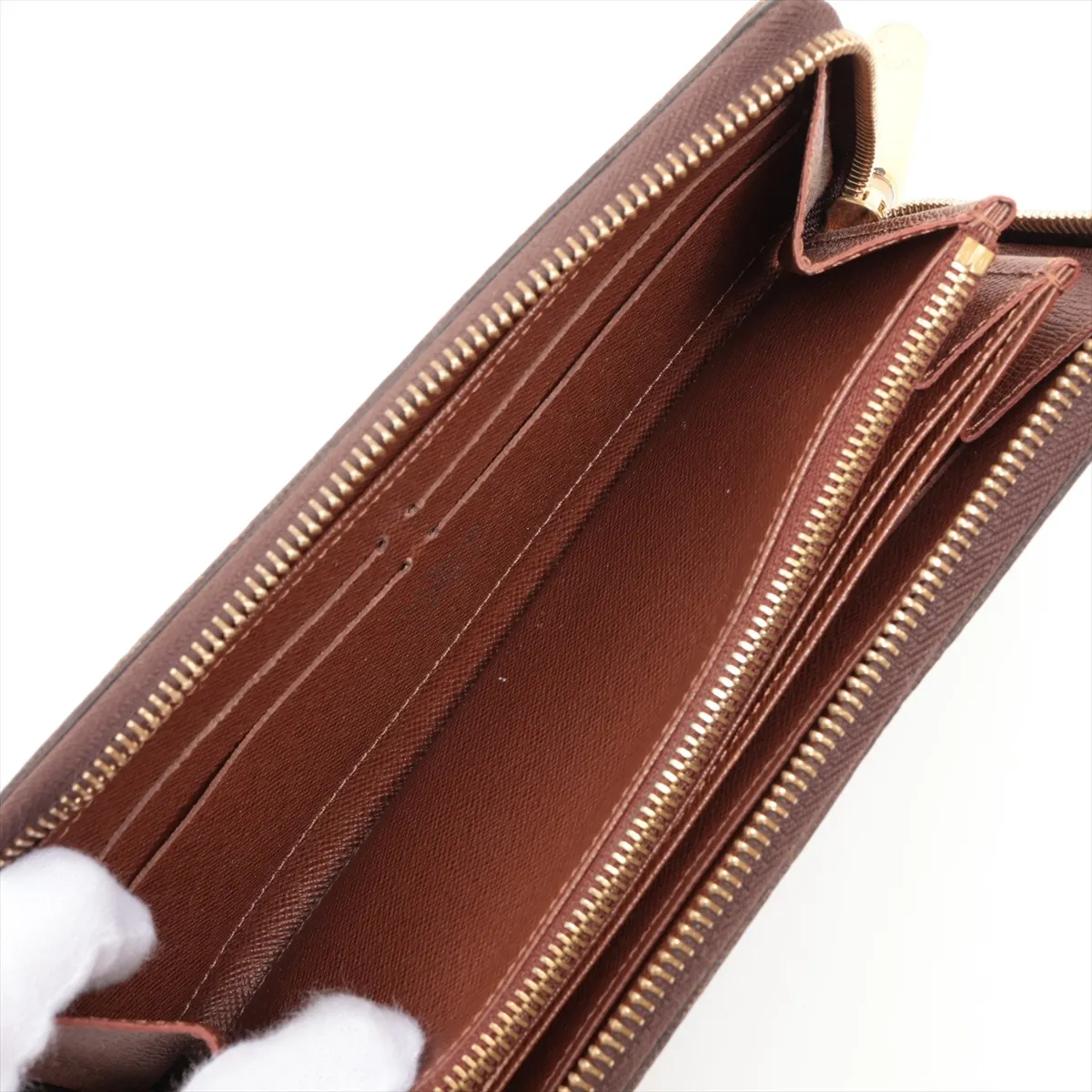 Monogram Zippy Wallet M60017 SP0173 Brown Round Zip Wallet — view 5