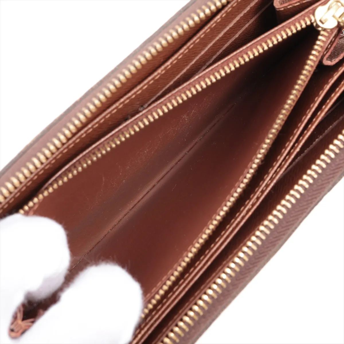 Monogram Zippy Wallet M60017 SP0173 Brown Round Zip Wallet — view 10