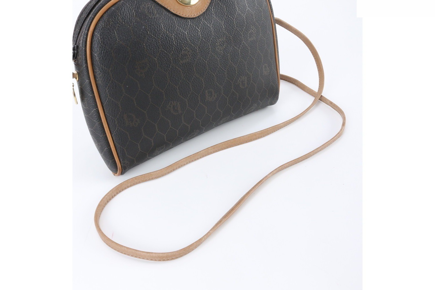 Honeycomb Leather Shoulder Bag — view 2