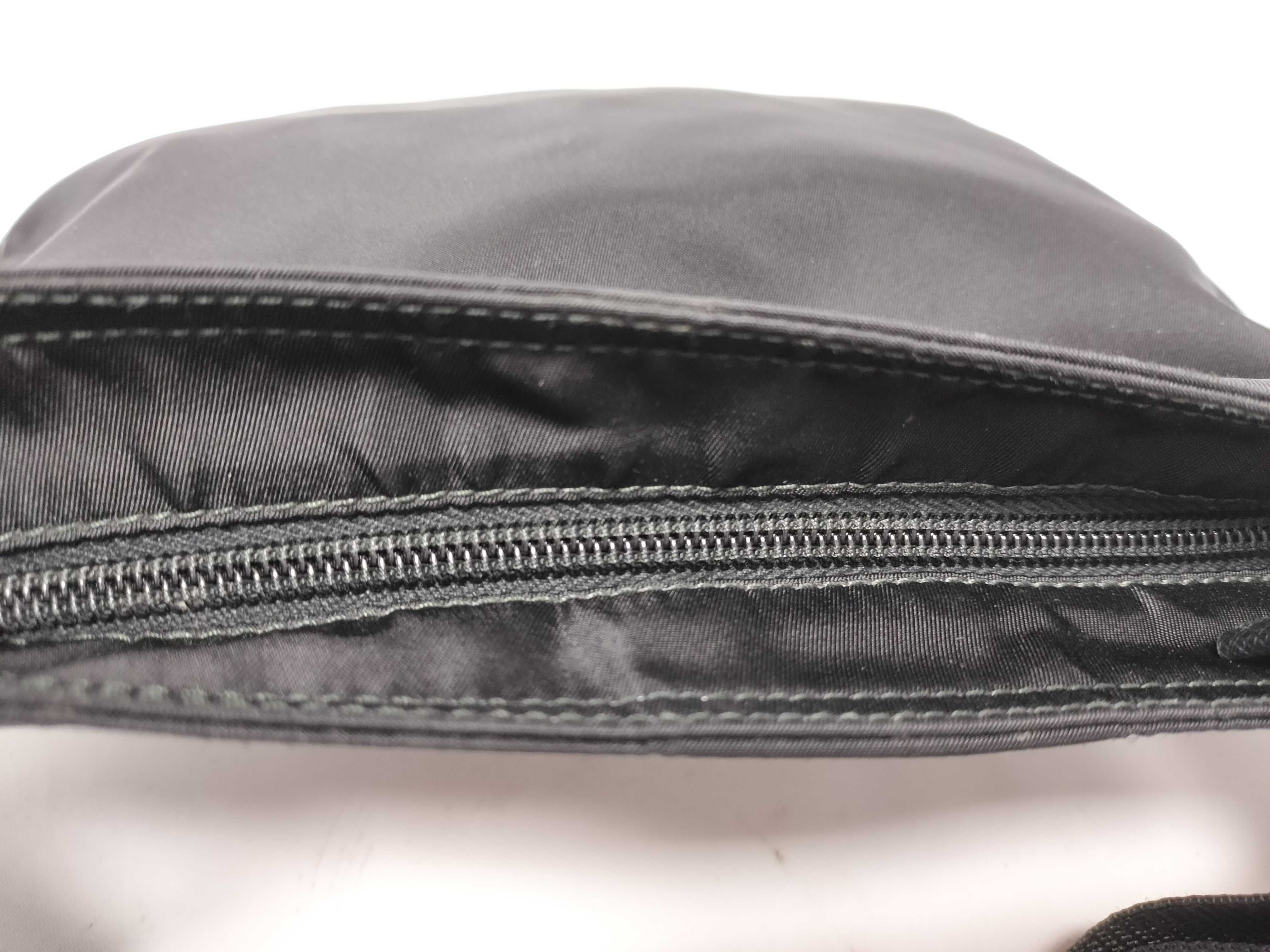 Nylon Prada Tessuto Nylon x Leather Shoulder Bag Black Shoulder Bag — view 5