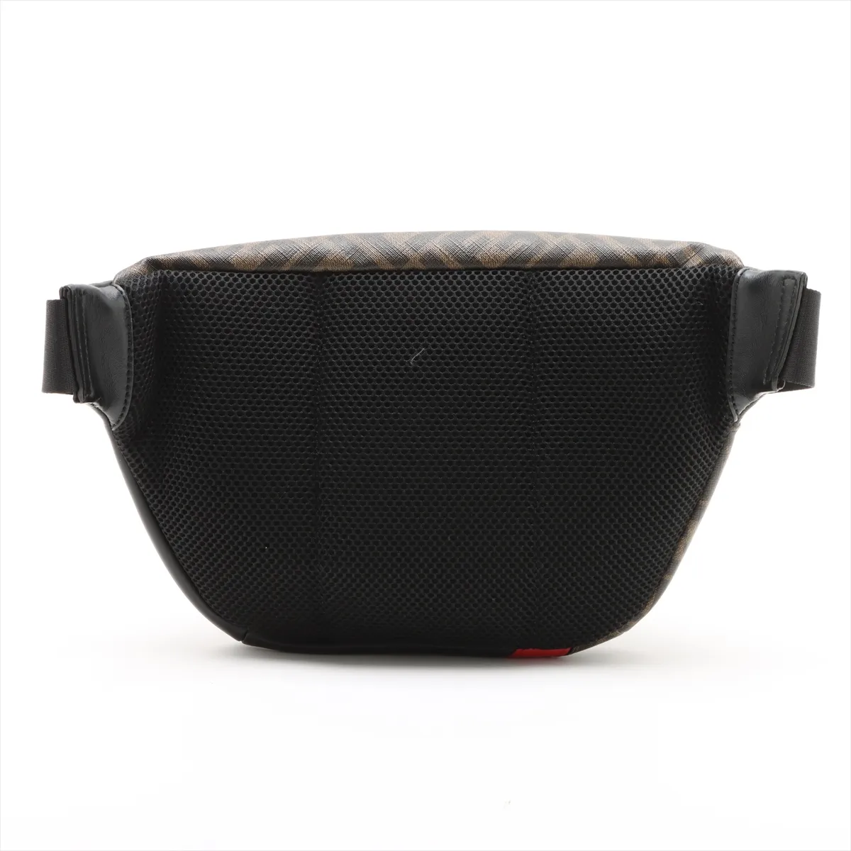 Zucca PVC x Leather Body Bag Brown x Black x Red 7VA434 — view 2