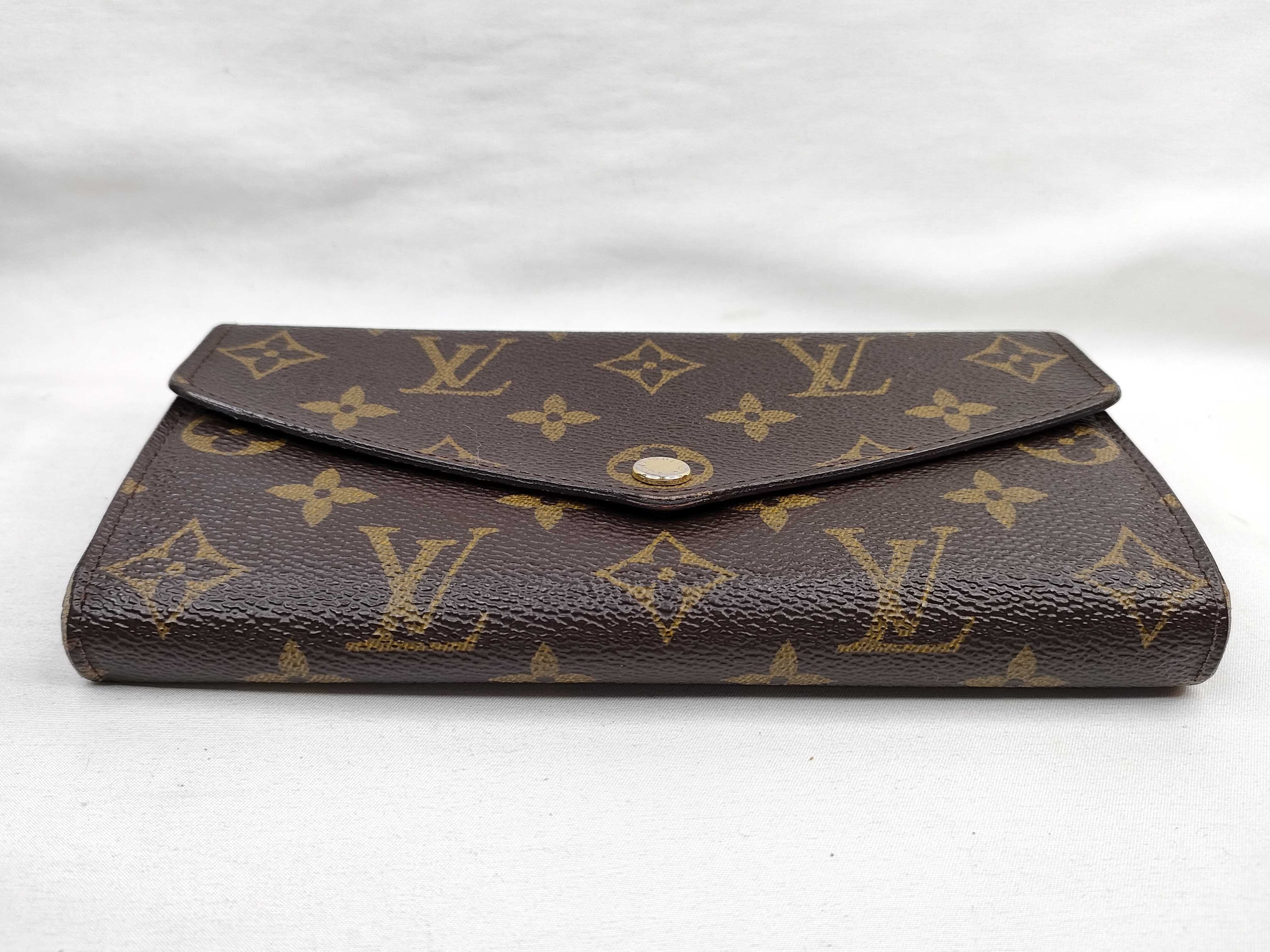 Monogram Louis Vuitton Monogram Portefeuille Sarah Wallet — view 4