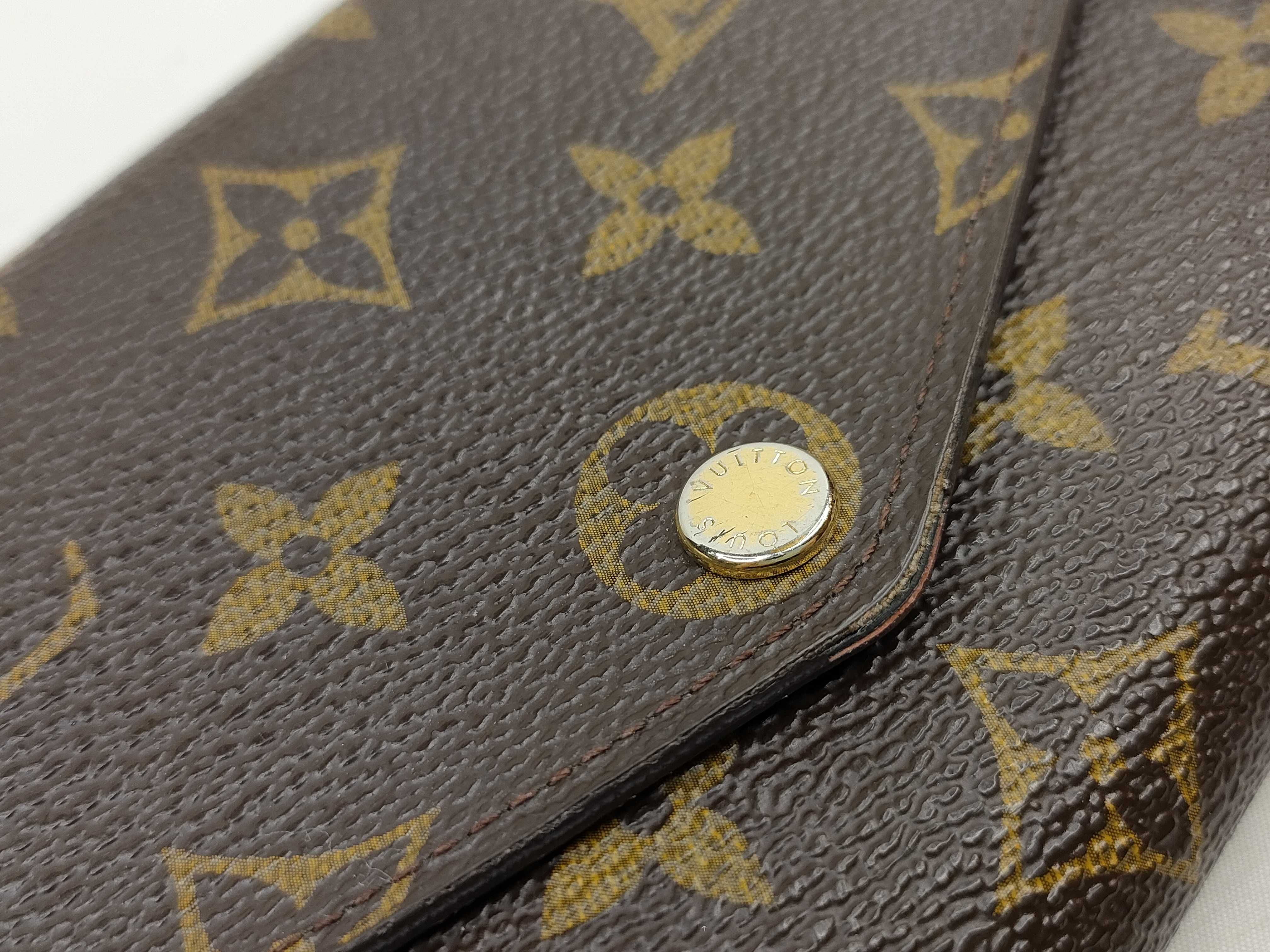 Monogram Louis Vuitton Monogram Portefeuille Sarah Wallet — view 7