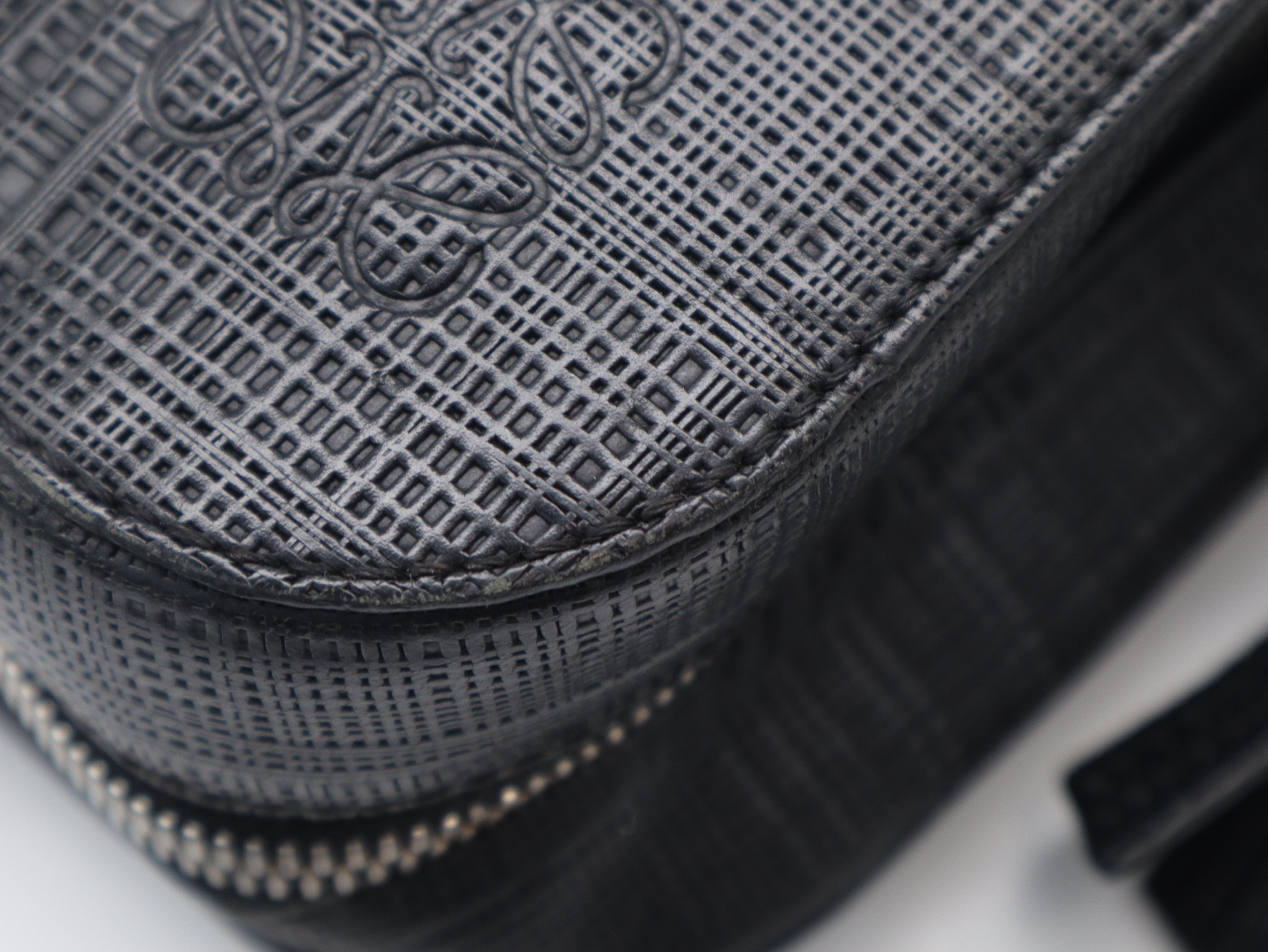 Leather Goya Briefcase Black Business Bag — view 7