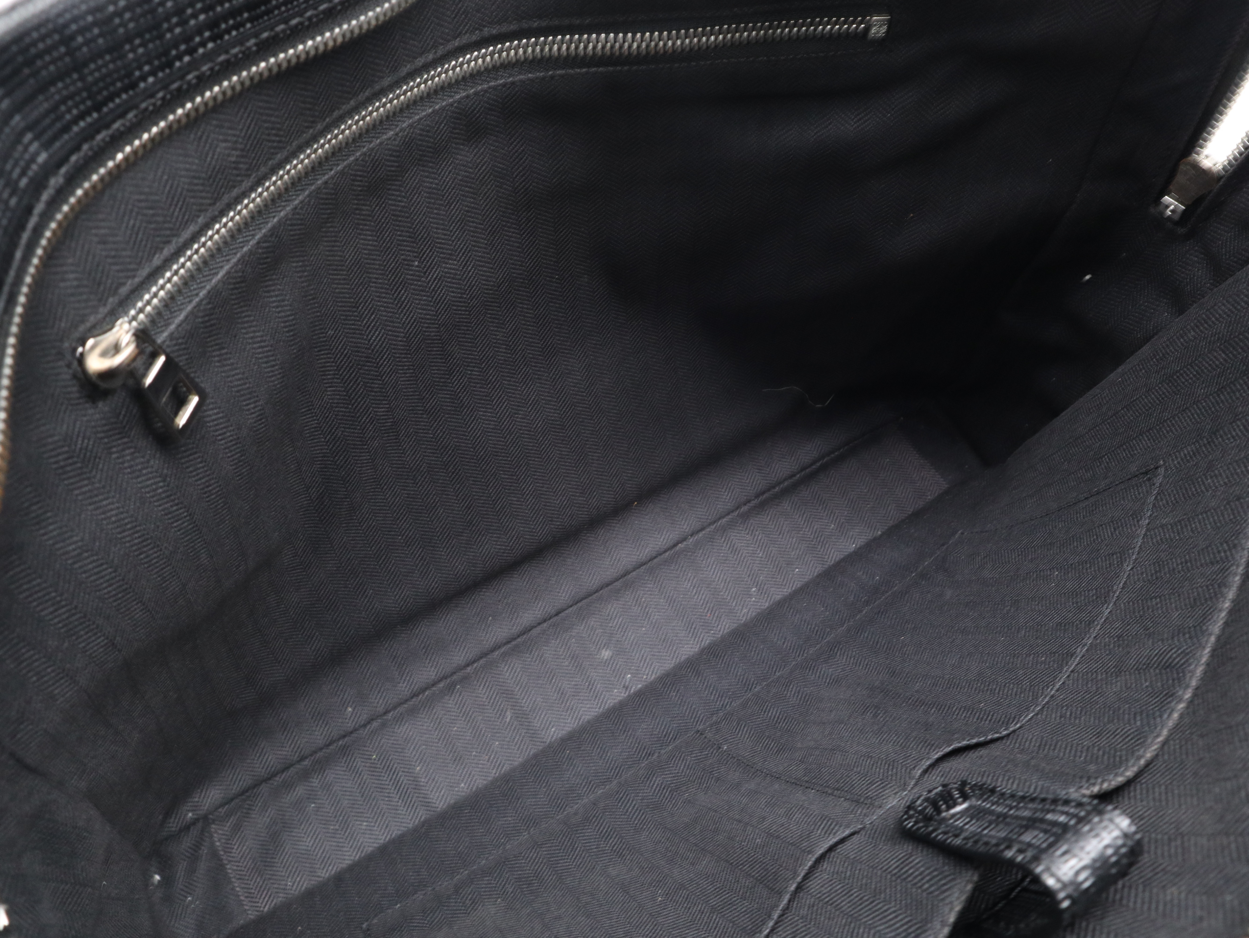 Leather Goya Briefcase Black Business Bag — view 10