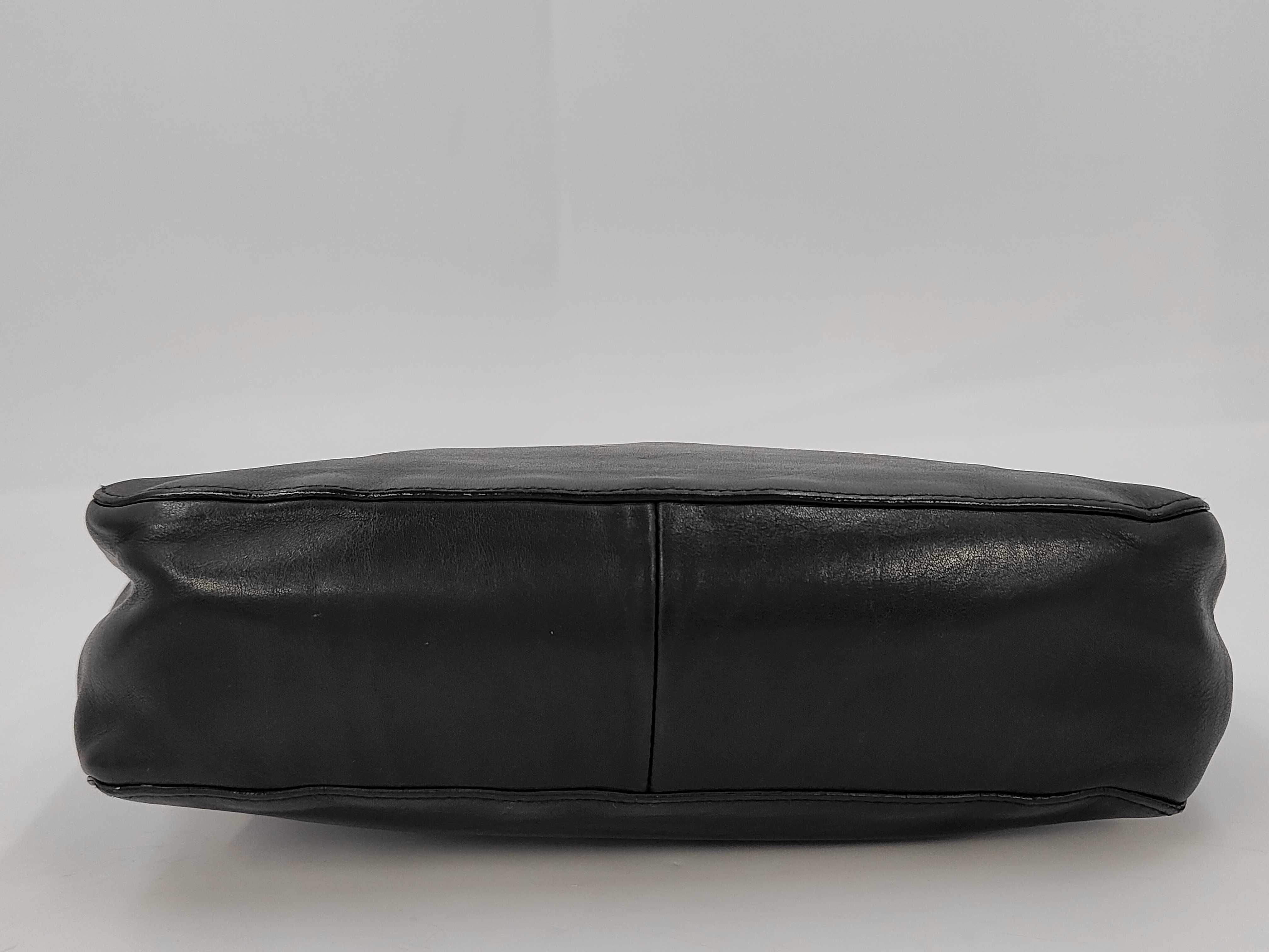 Bamboo Leather Handbag (Black) — view 4