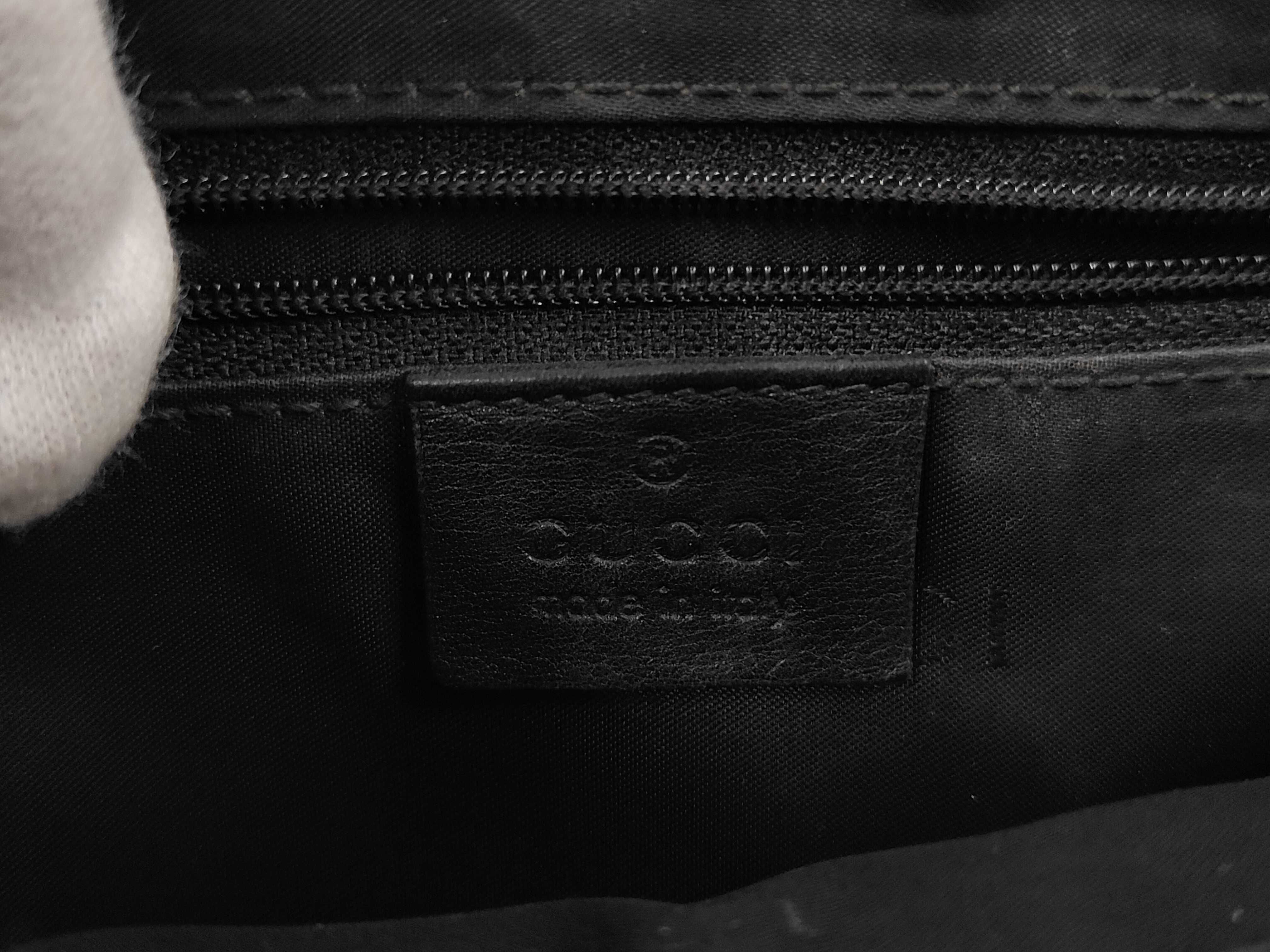 Bamboo Leather Handbag (Black) — view 9