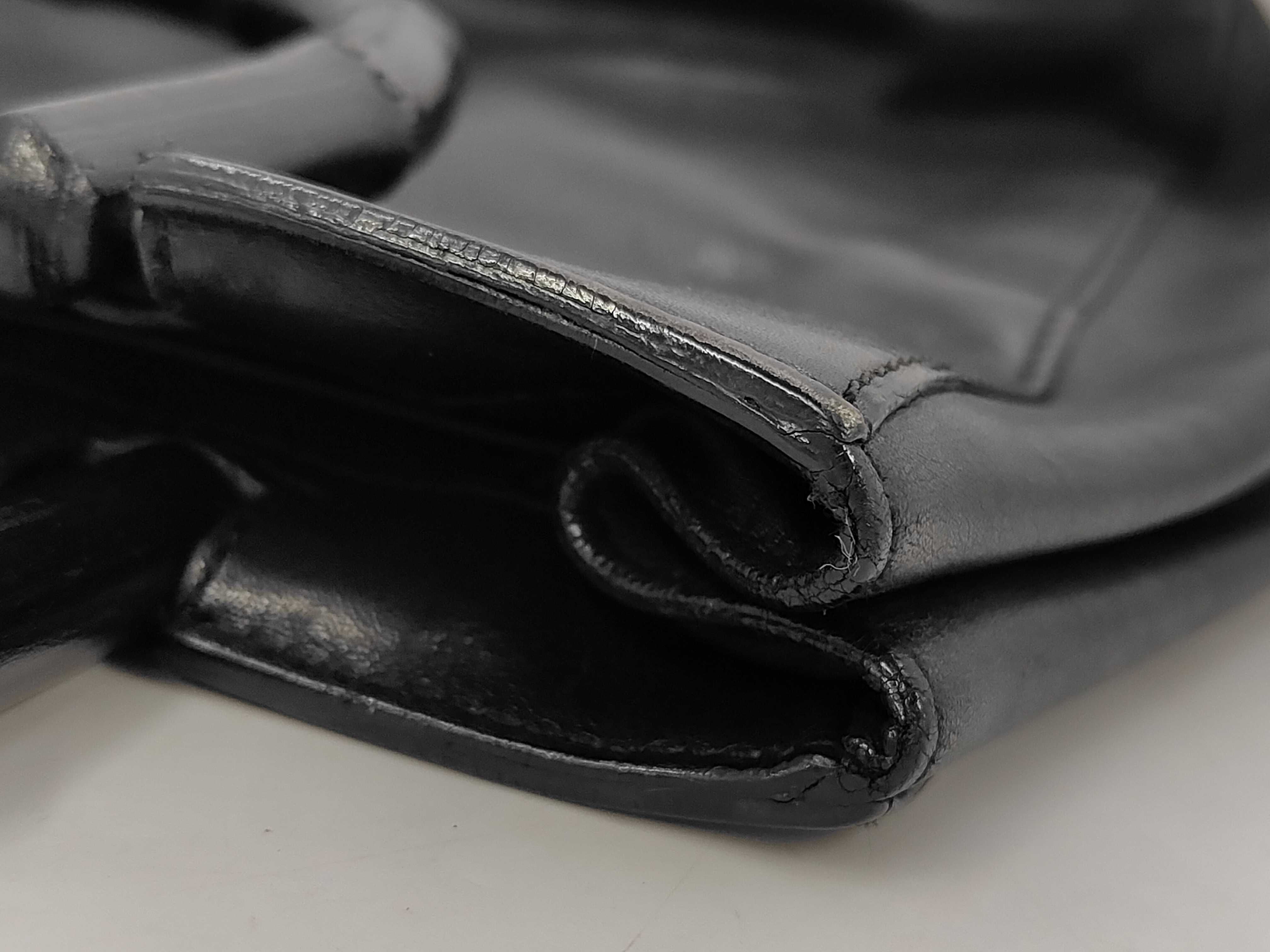Bamboo Leather Handbag (Black) — view 10