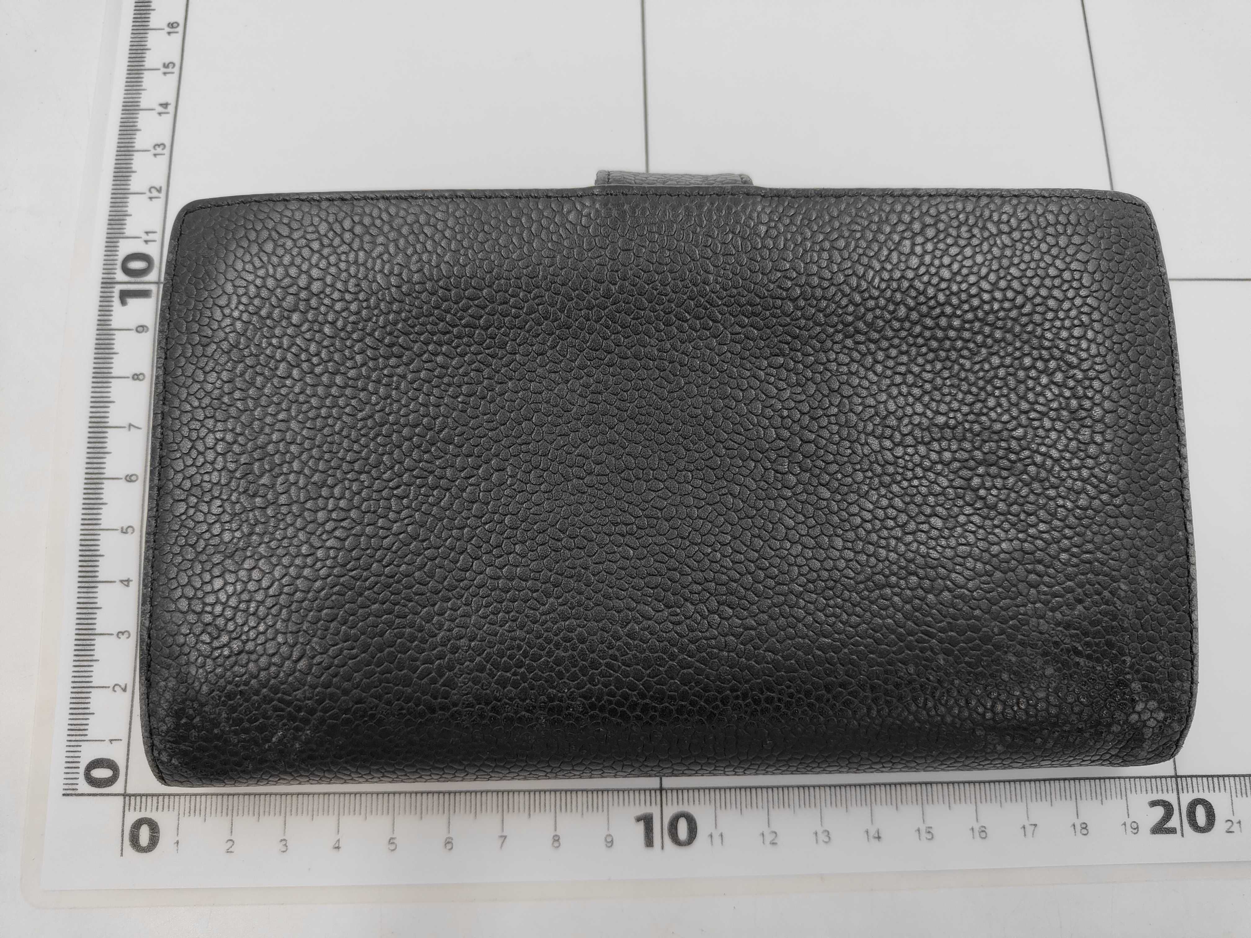 Coco Mark Caviar Leather Long Wallet — view 2