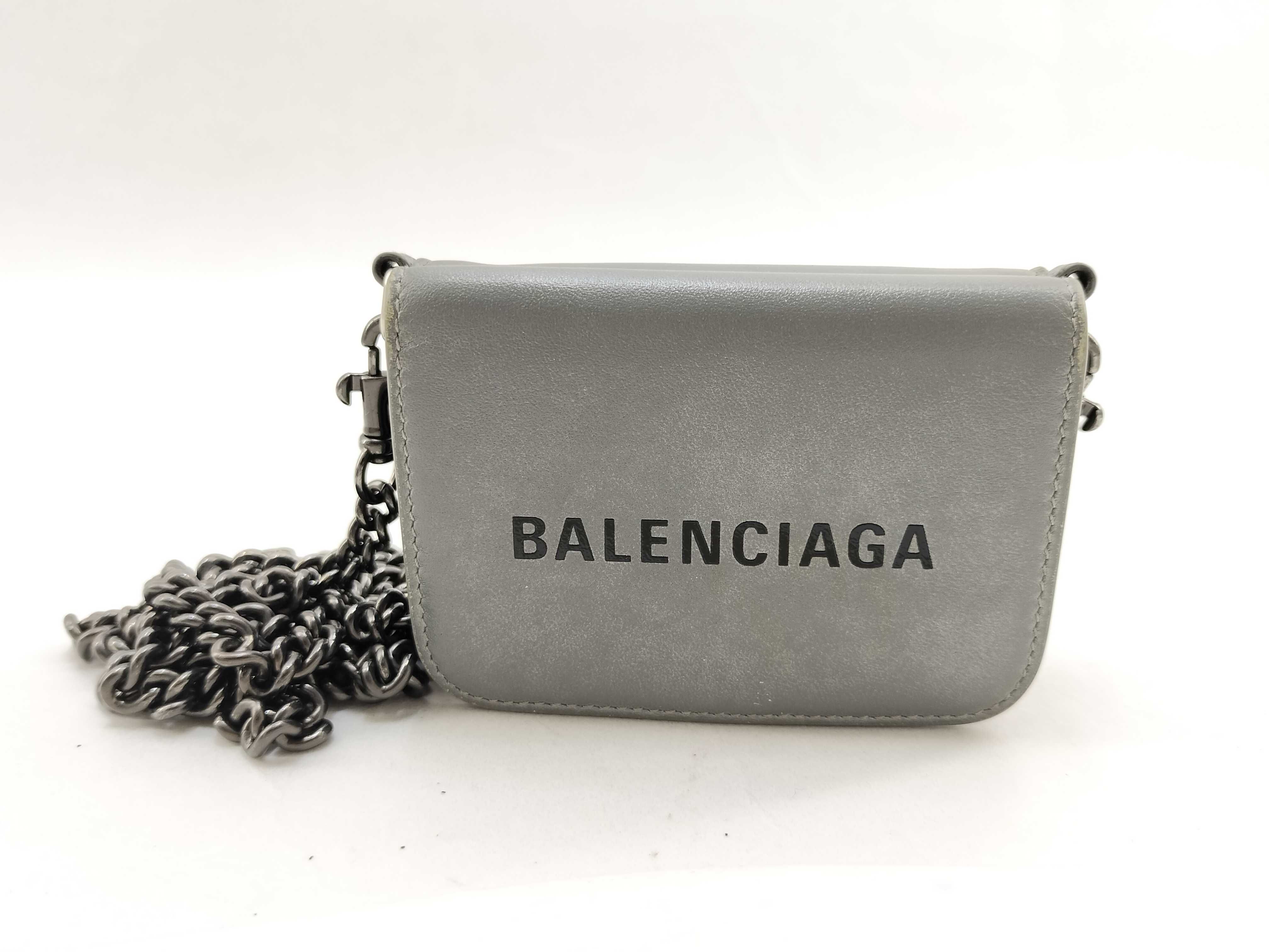 Chain Mini Wallet Silver/Gray Wallet