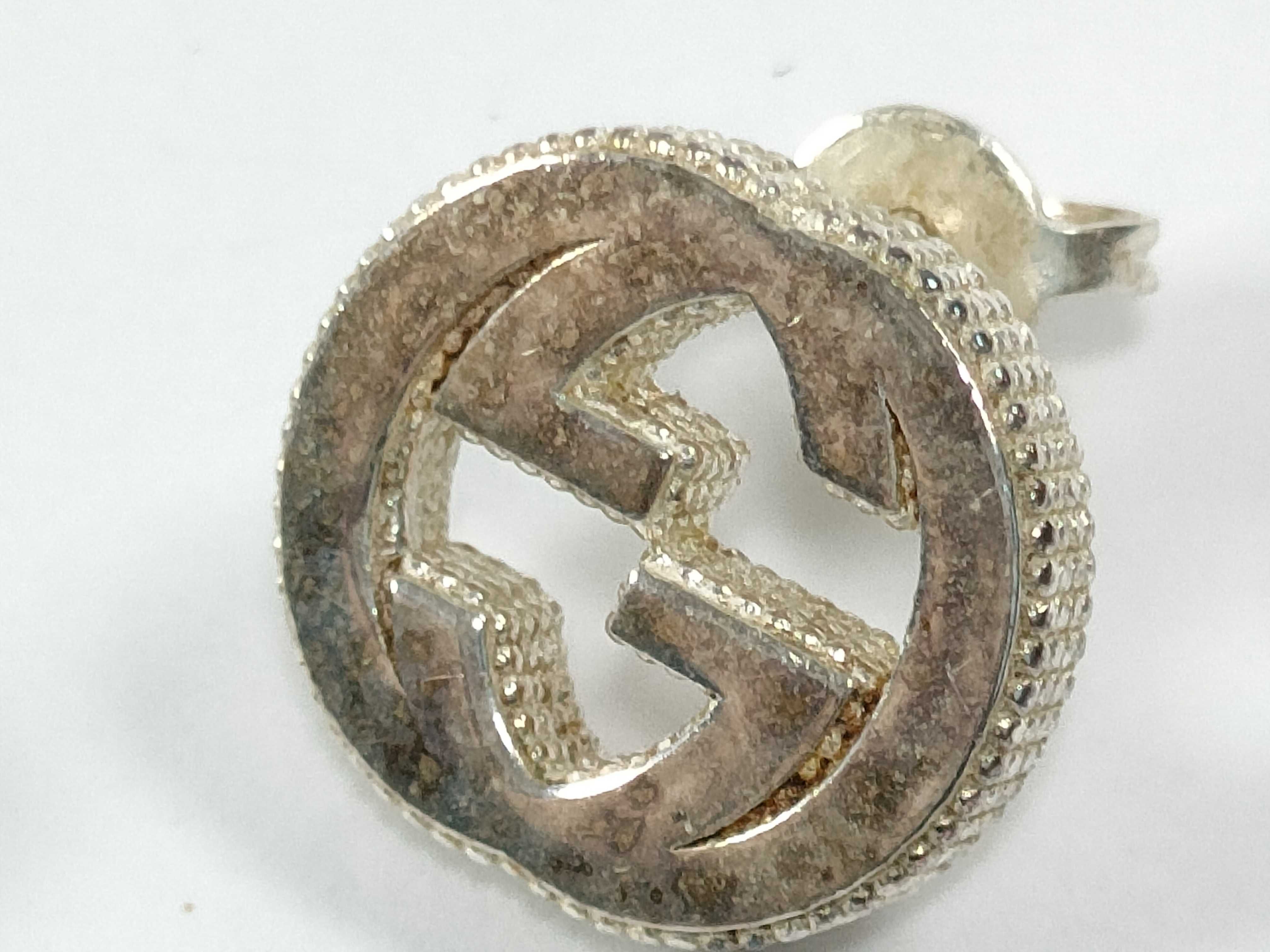 SV925 Interlocking G Earrings — view 3