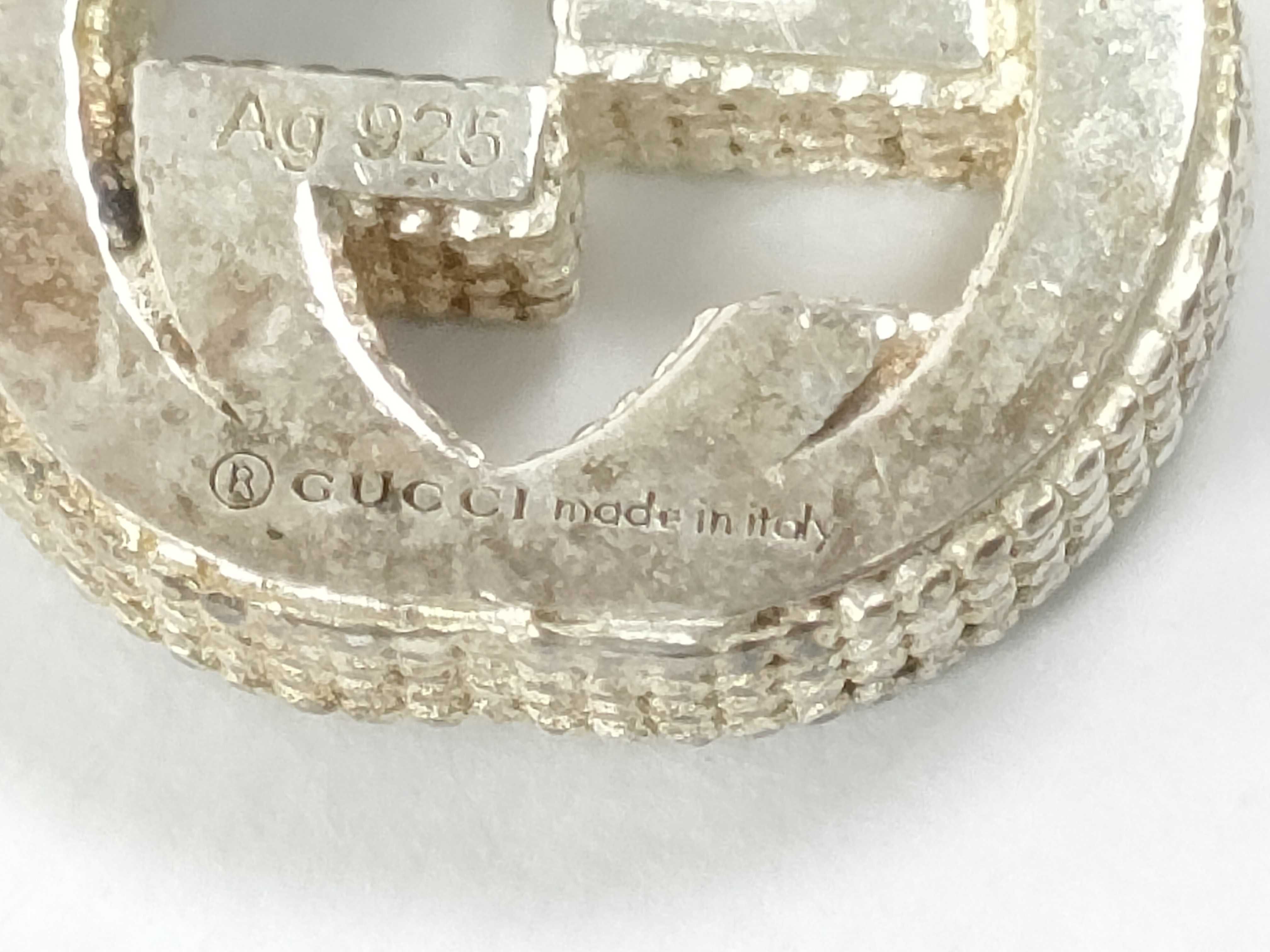 SV925 Interlocking G Earrings — view 8