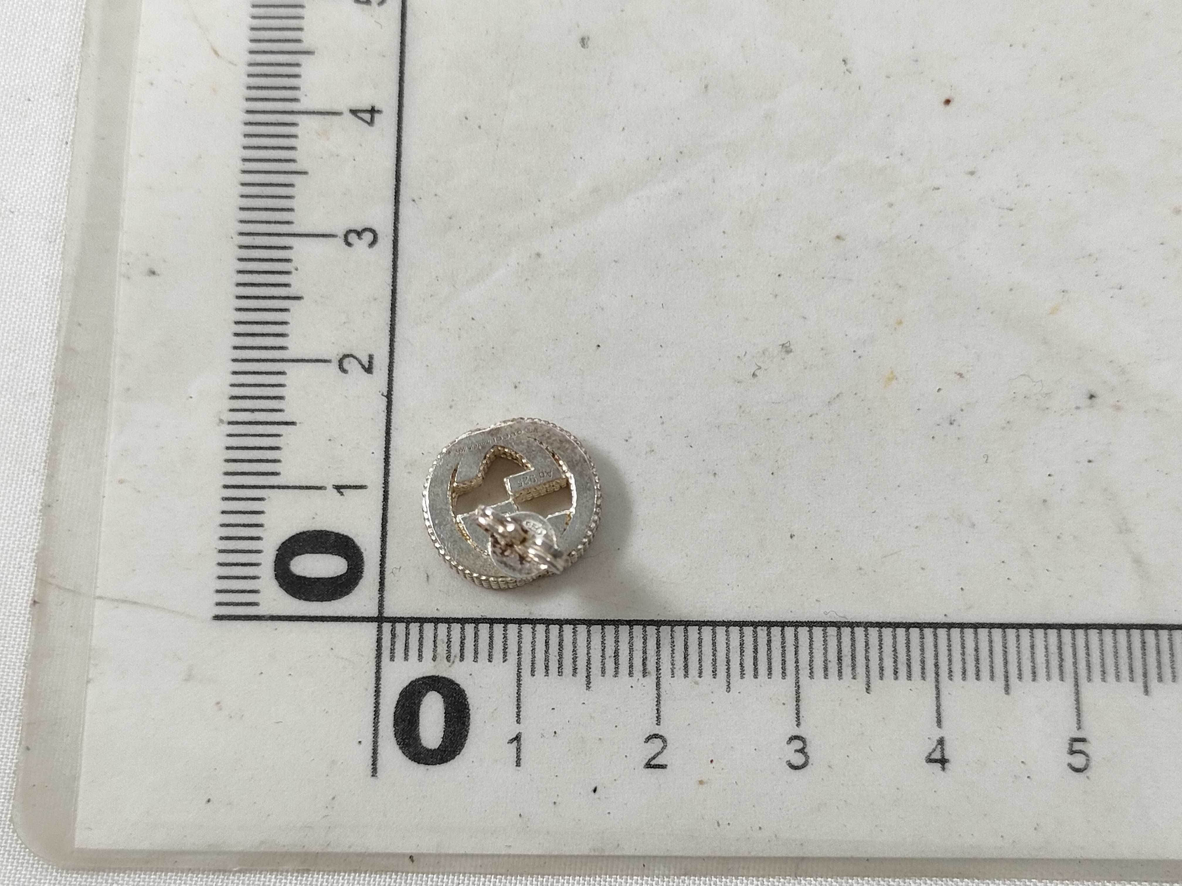 SV925 Interlocking G Earrings — view 9