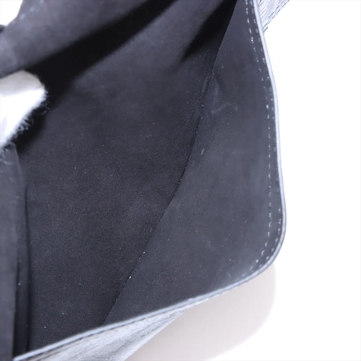 Saddle Bag Leather Waist Pouch Black — view 6